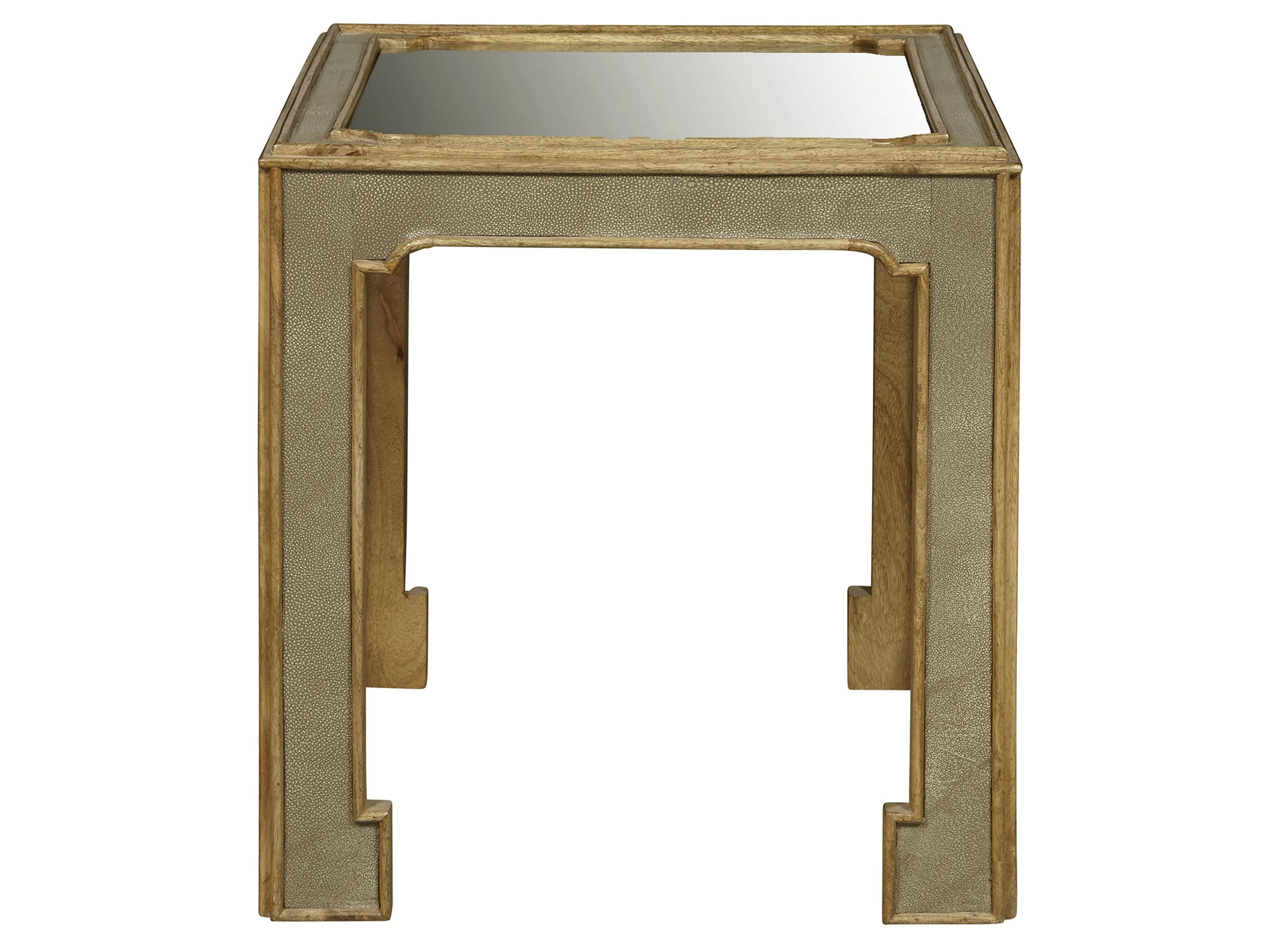 Cafe Mirror Top Accent Table