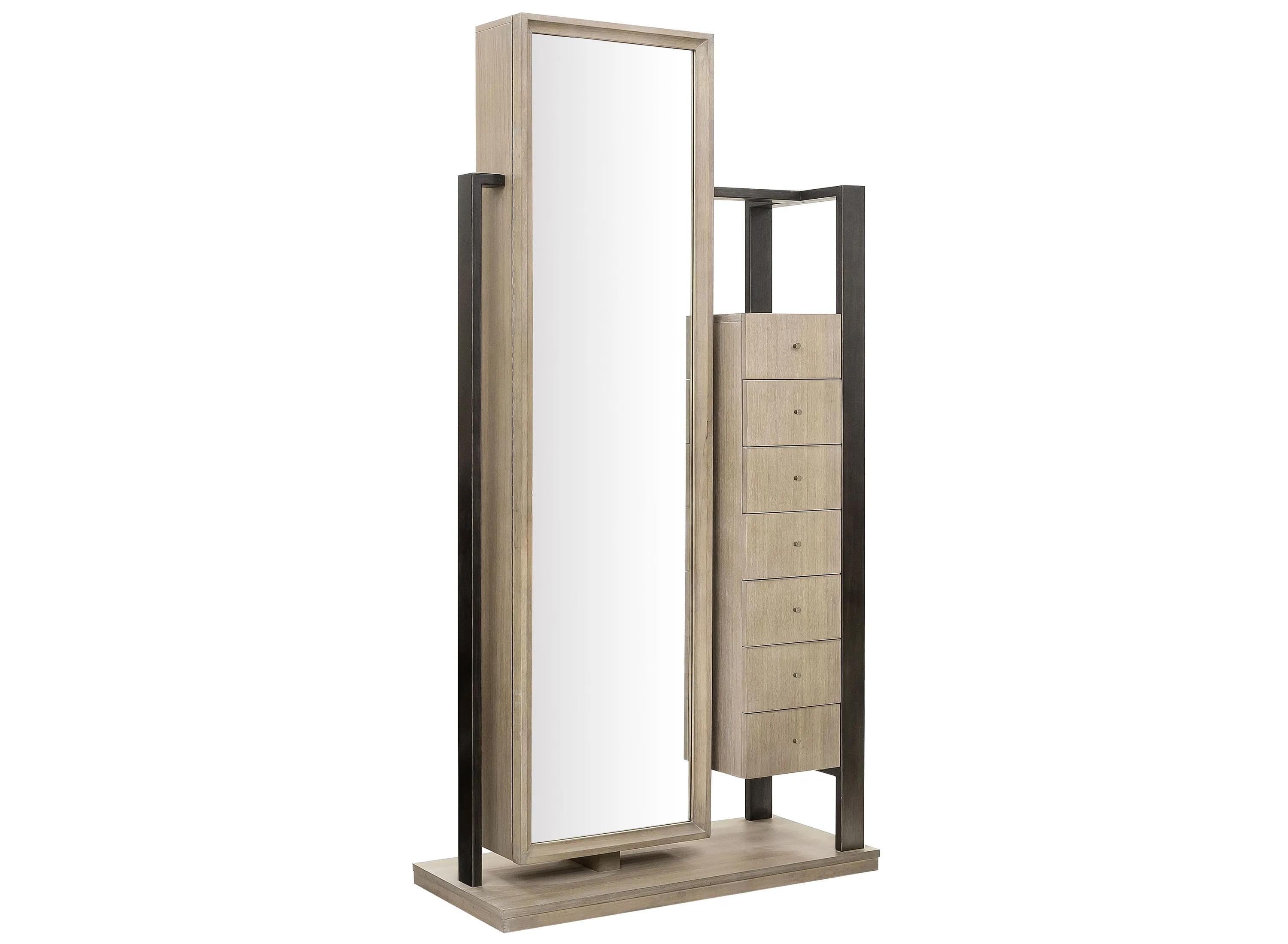Malakai Mirror Semanier with Storage