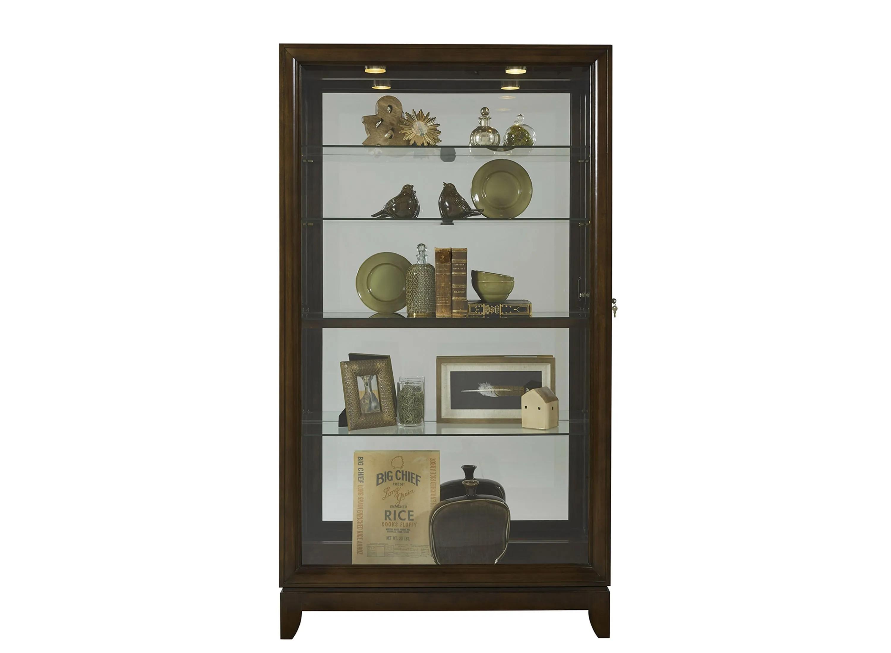 Pulaski Sliding Door Curio Cabinet
