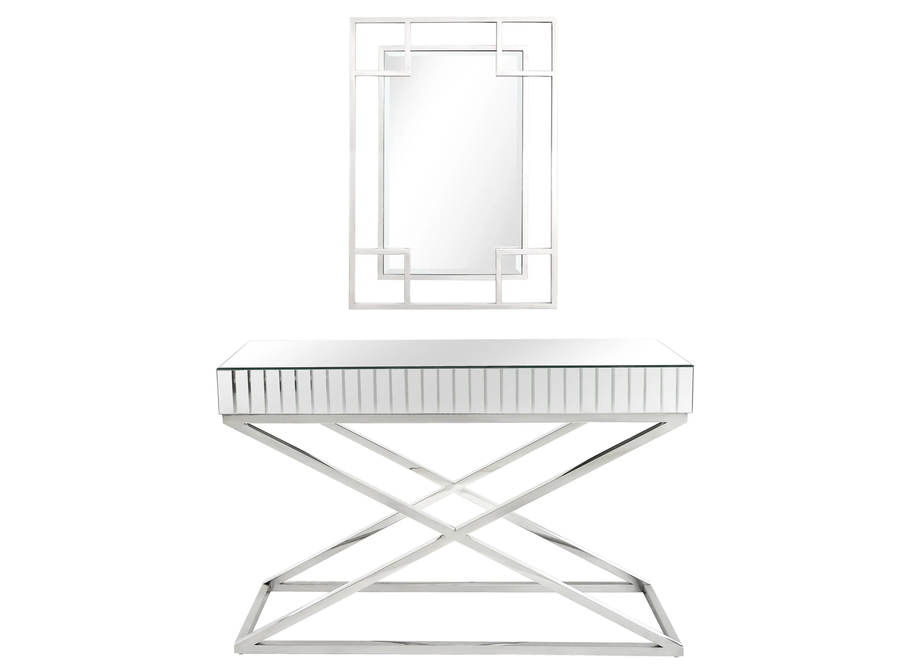 Kinney Wall Mirror and Console Table