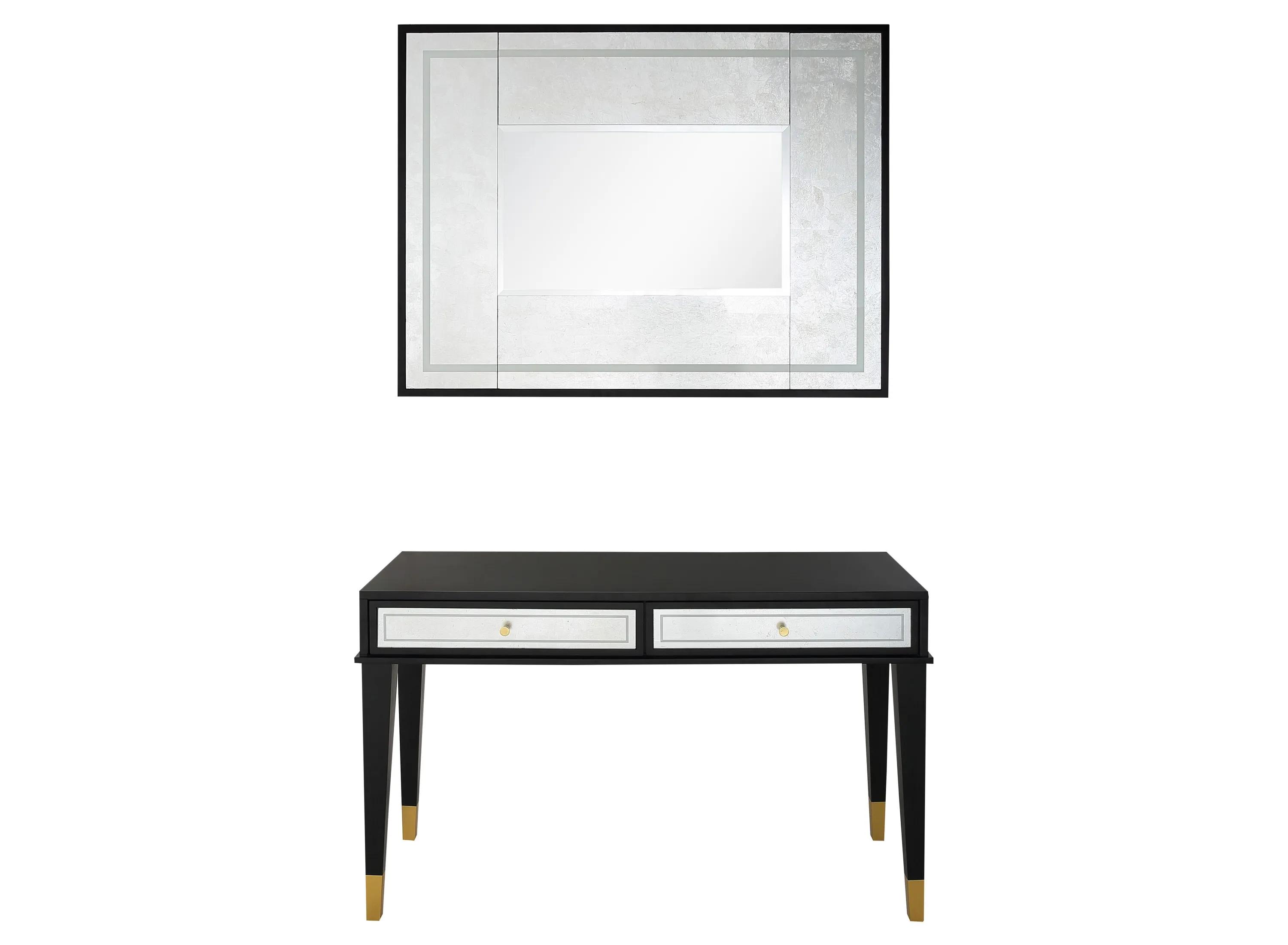 Makalu Wall Mirror and Console Table