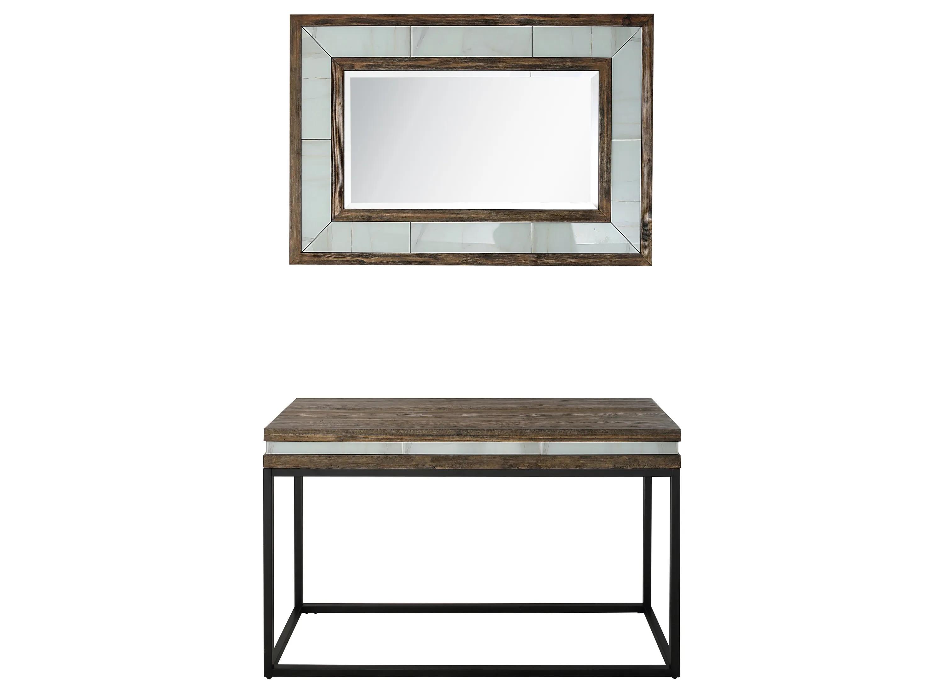 Bailey Wall Mirror and Console Table