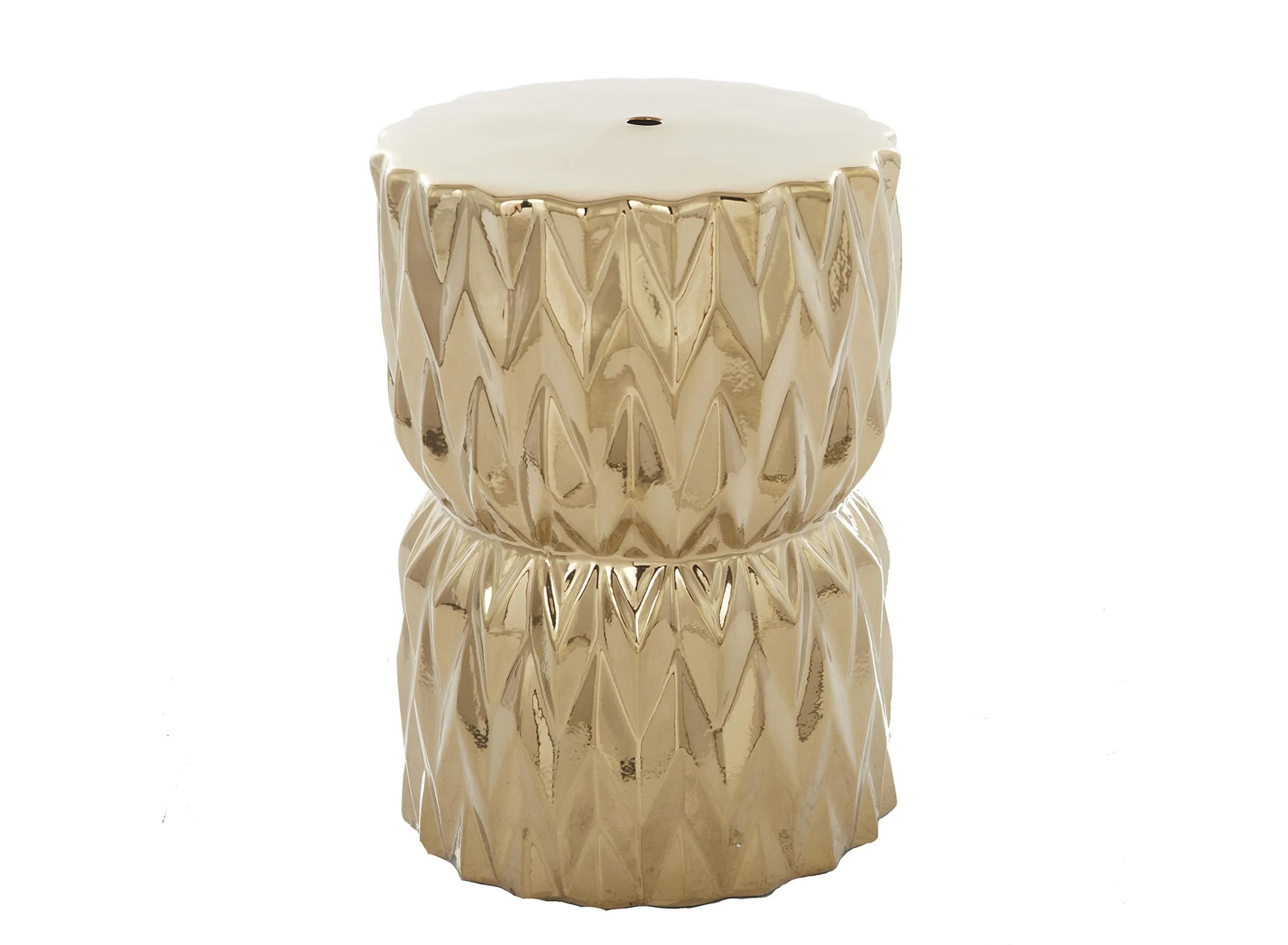 Ivy Collection Ceramic Accent Table