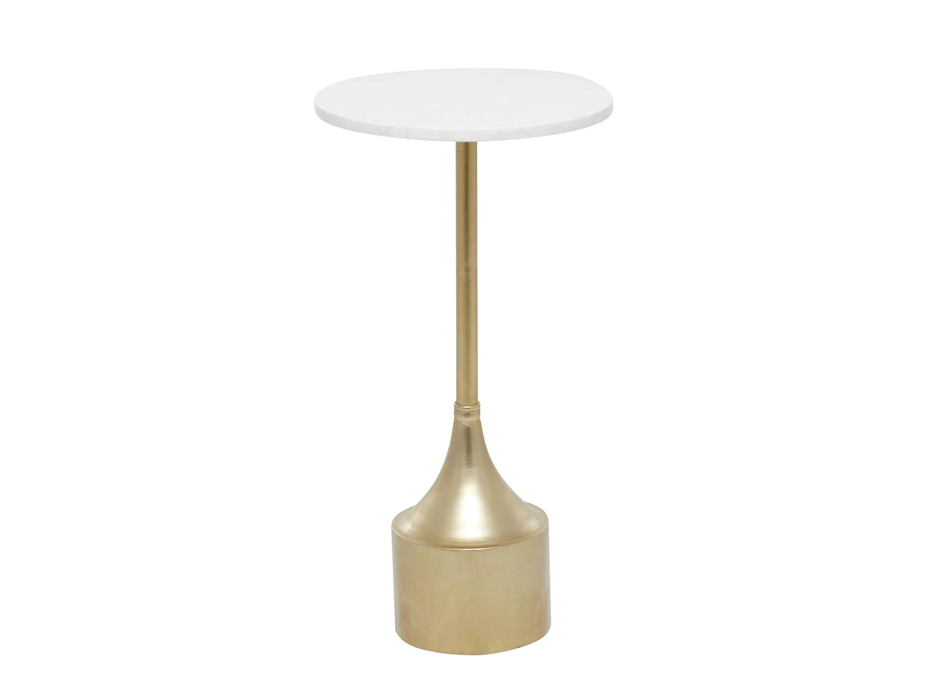 374267710 Ivy Collection Skinny Marble Accent Table sku 374267710