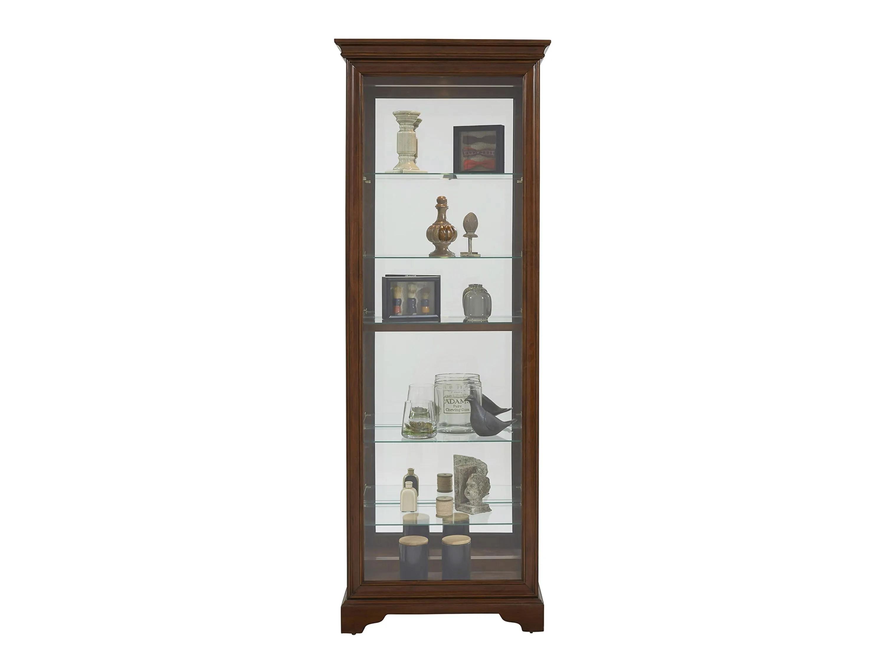 Pulaski Mirrored Gallery Curio Cabinet