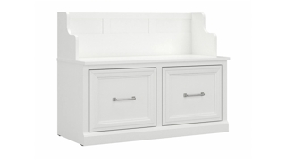 Woodland Home Entryway Bench with Doors