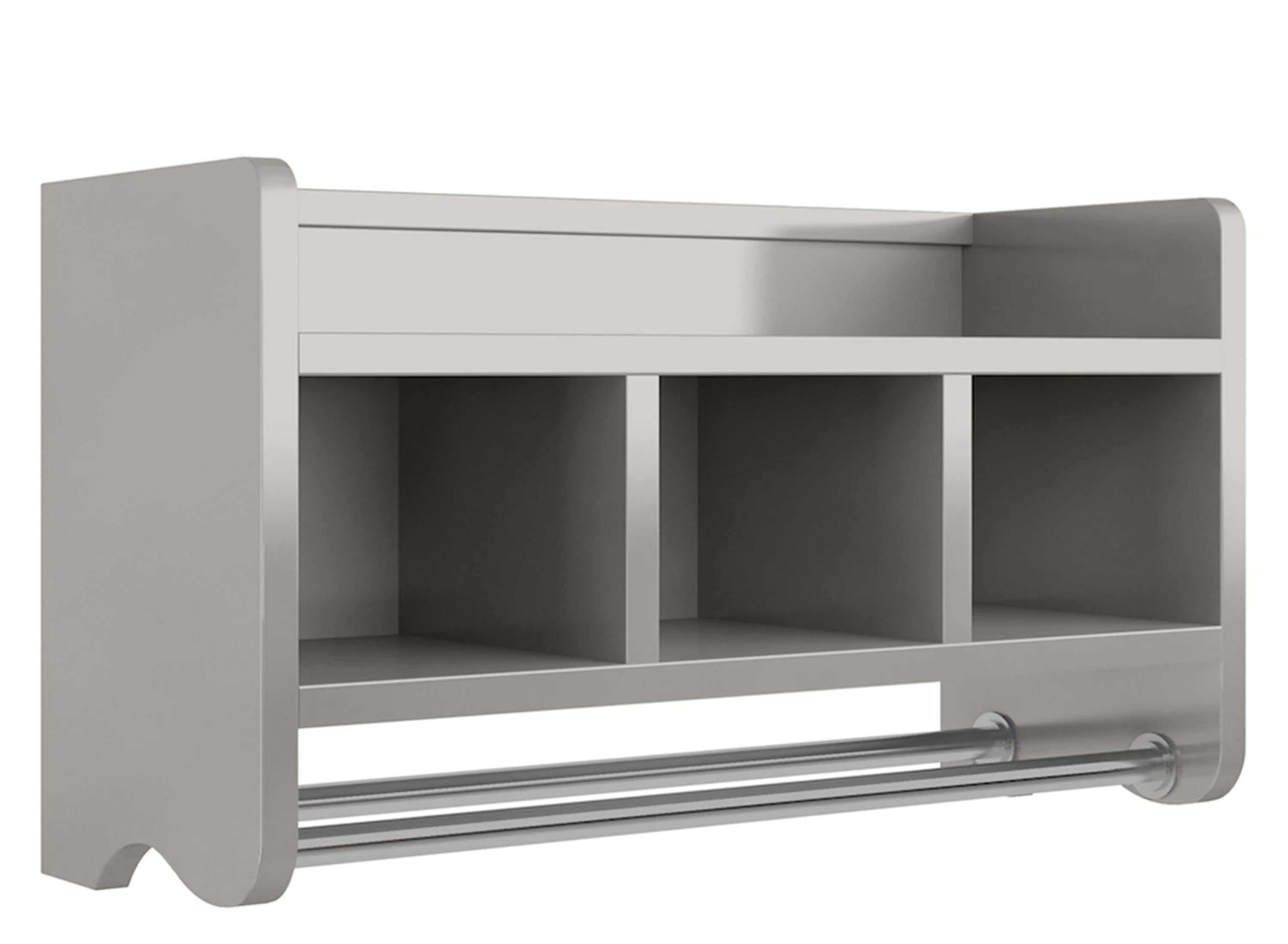 Alaterre Bath Storage Shelf w/ Towel Rods