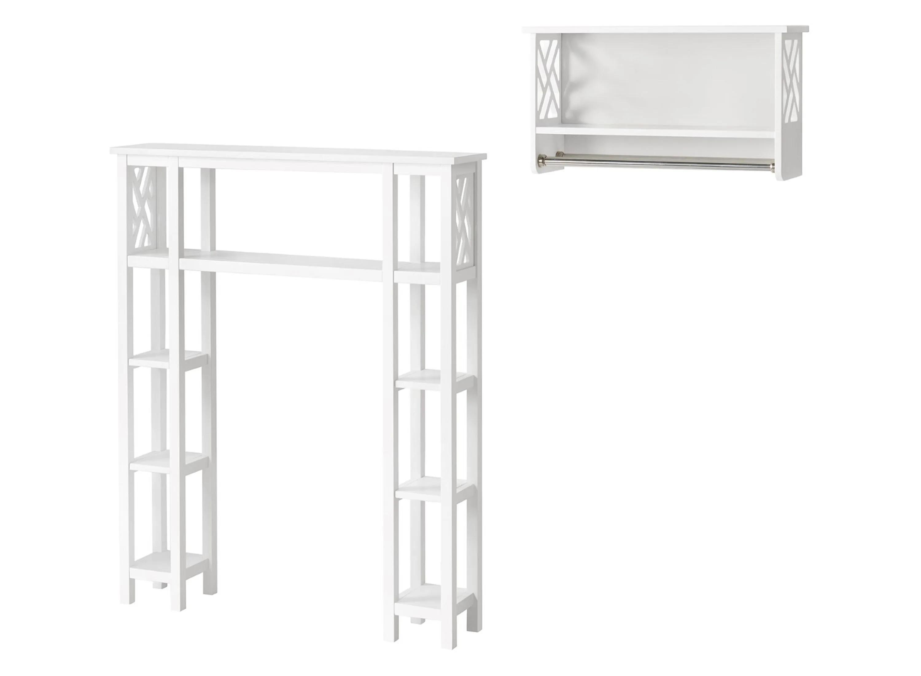 Coventry 2-pc. Over-Toilet Storage Unit w/ Side Shelves and Towel Rods