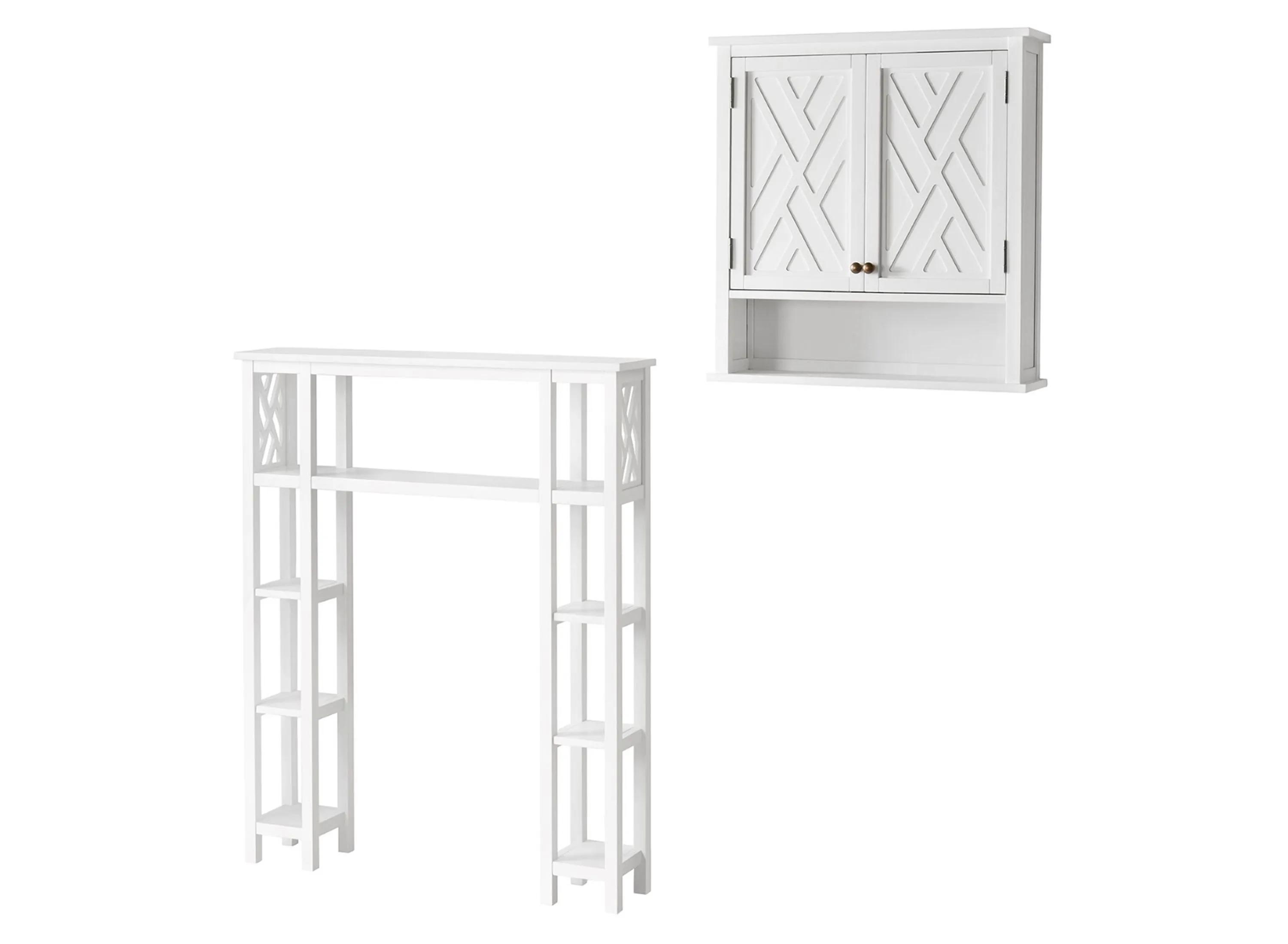 Coventry 2-pc. Over-Toilet Storage Unit w/ Side Shelves and Doors