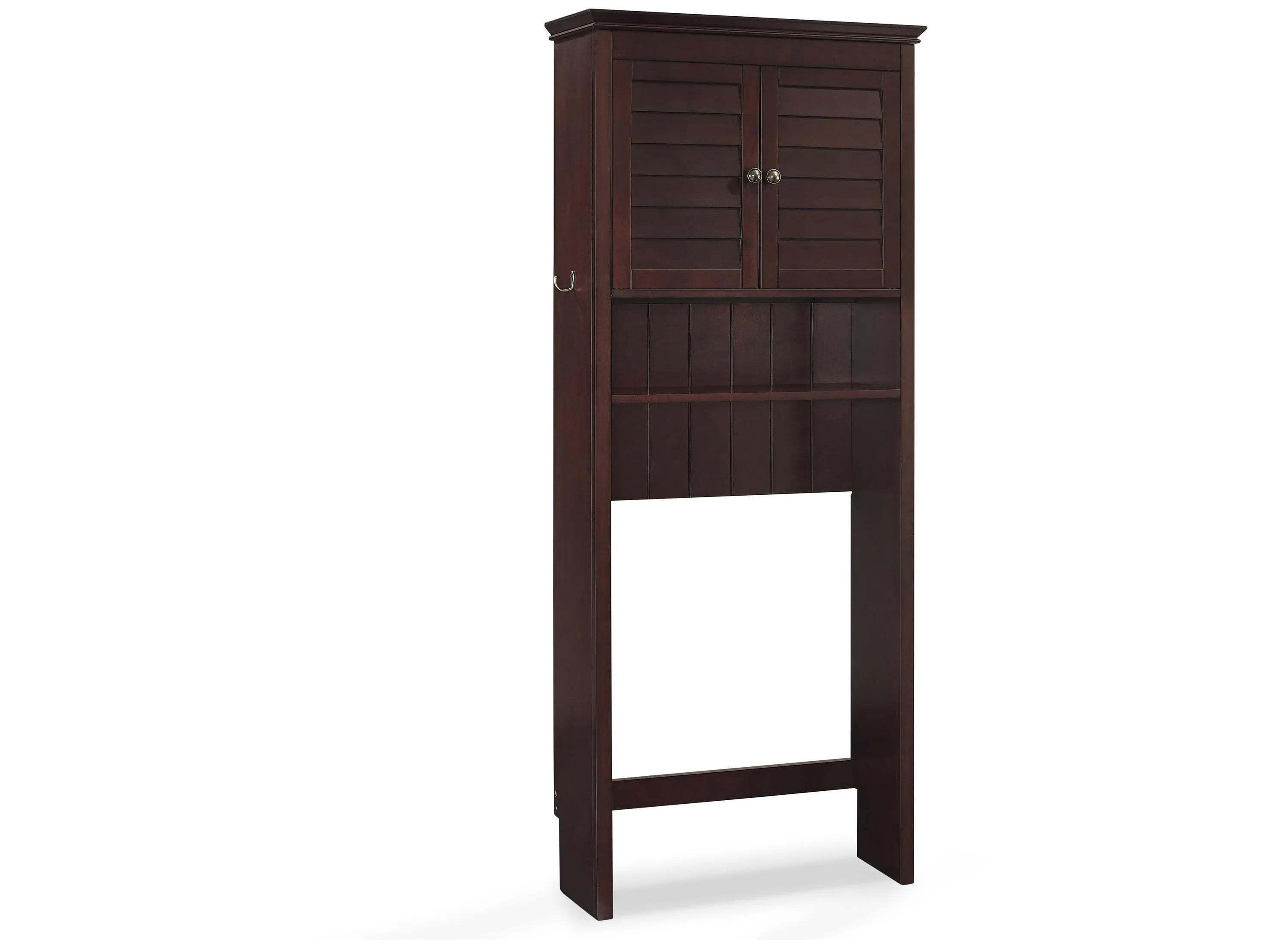 Crosley Lydia Space Saver Bathroom Cabinet - Espresso