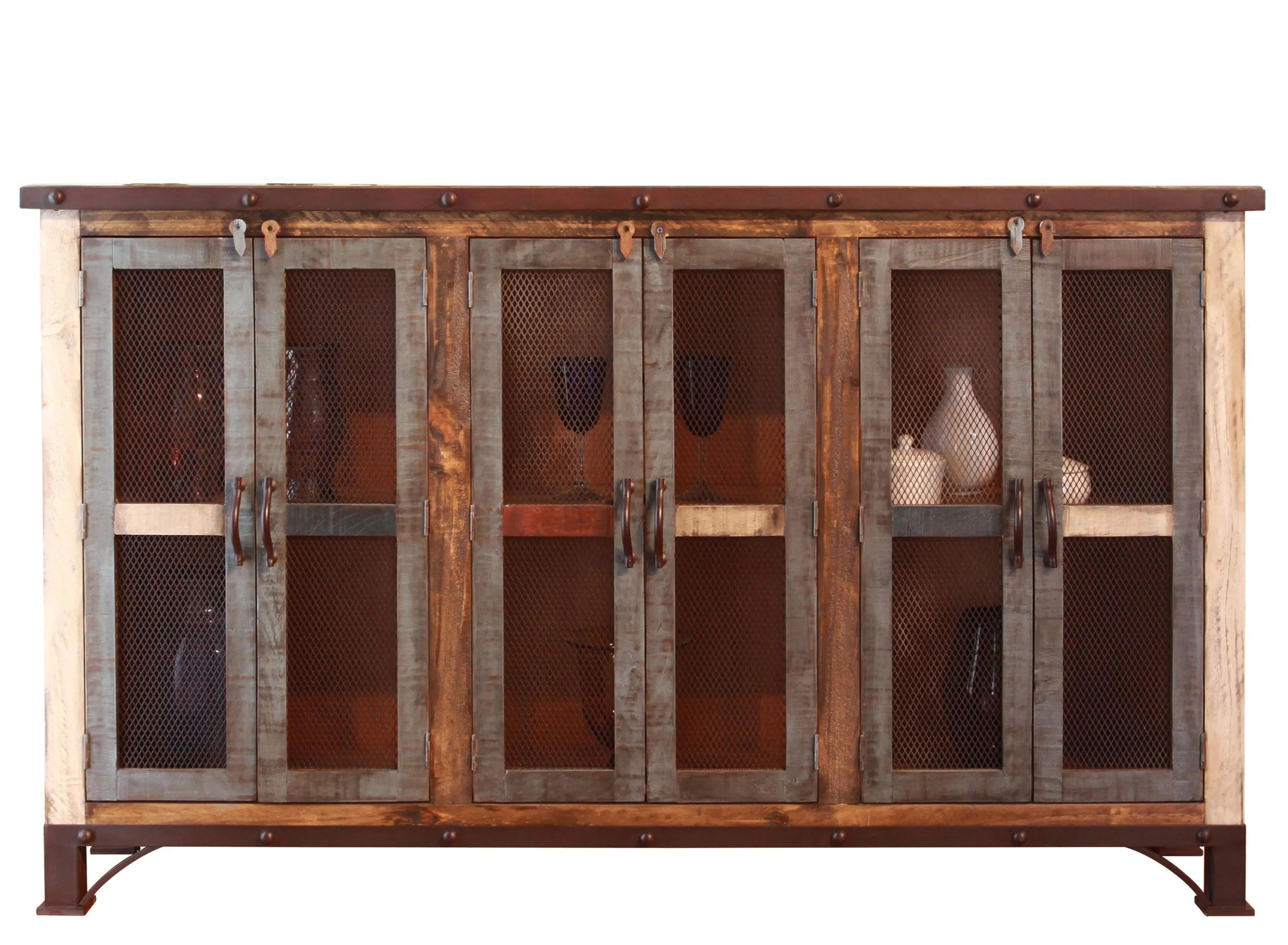 "Antique 71"" Console Table"