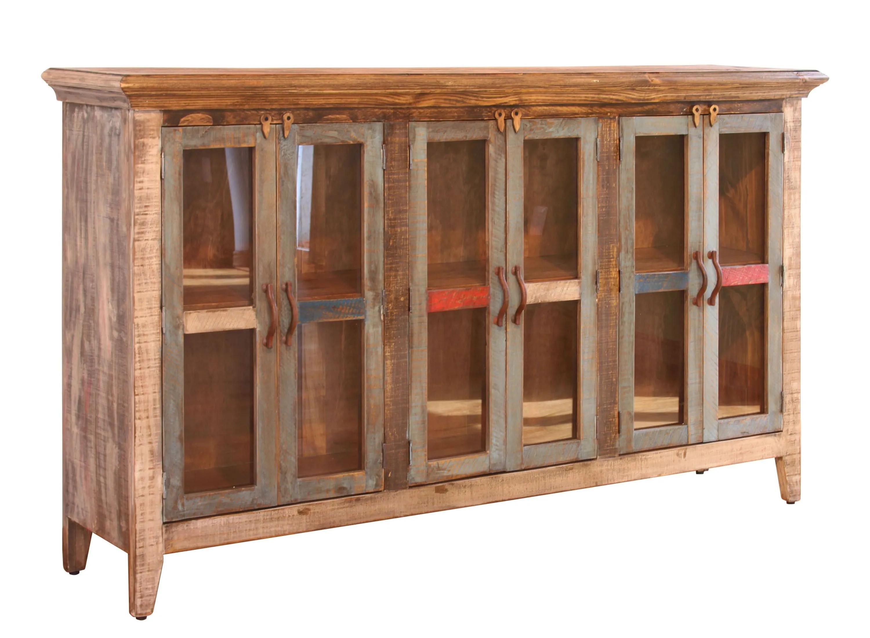 "Antique 73"" Console Table"