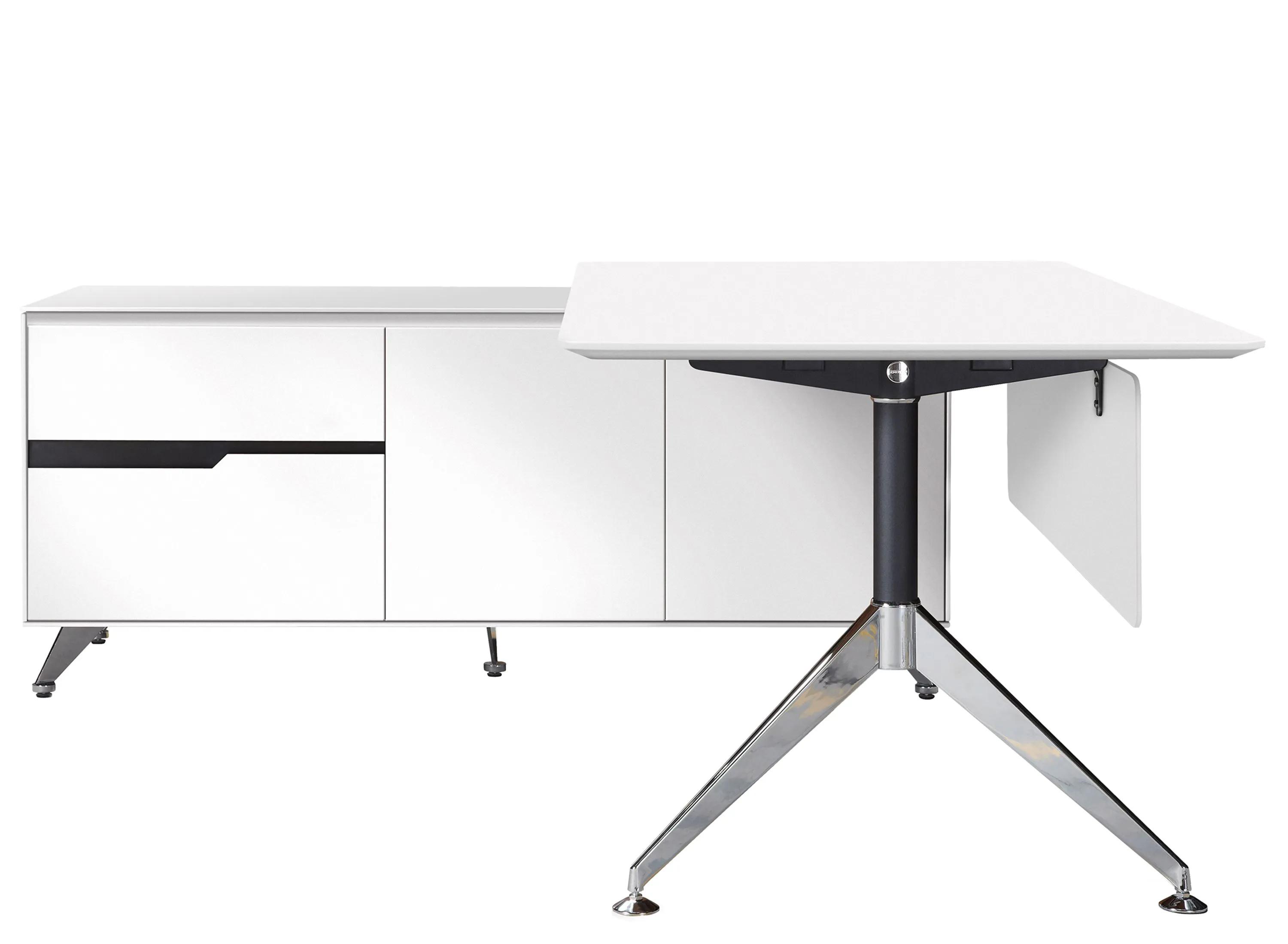 Fernley 400 Executive Desk w. Left Return File Cabinet