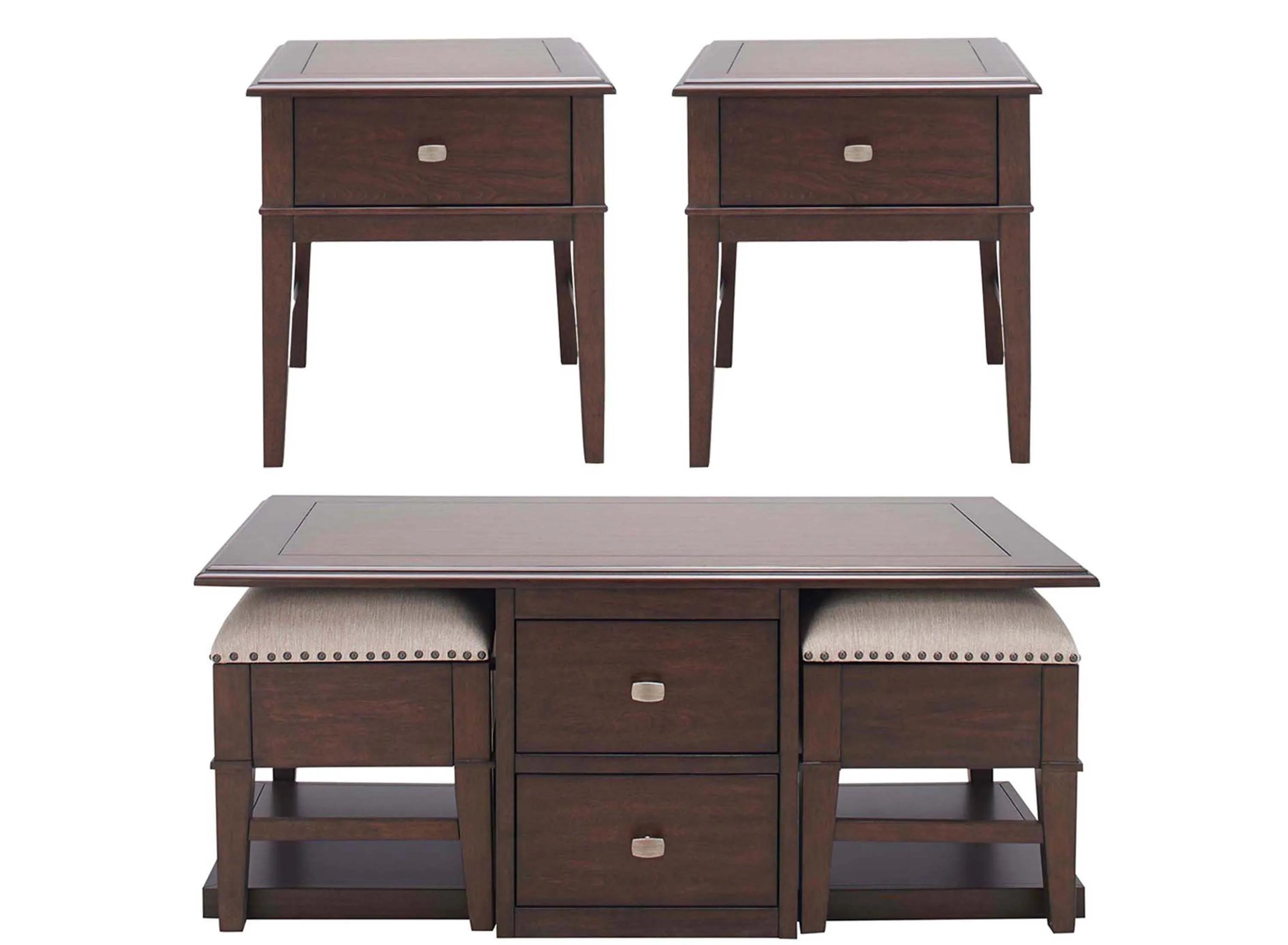 390335000 Harlin 3-pc. Cocktail Table And Two End Tables Set sku 390335000