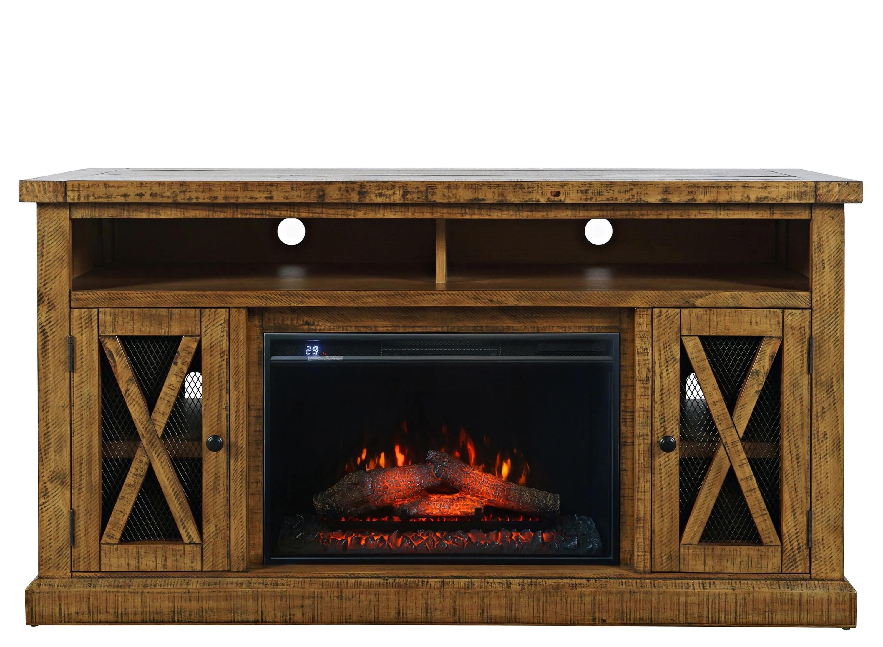 399018000 Telluride TV stand w/ Electric Fireplace sku 399018000