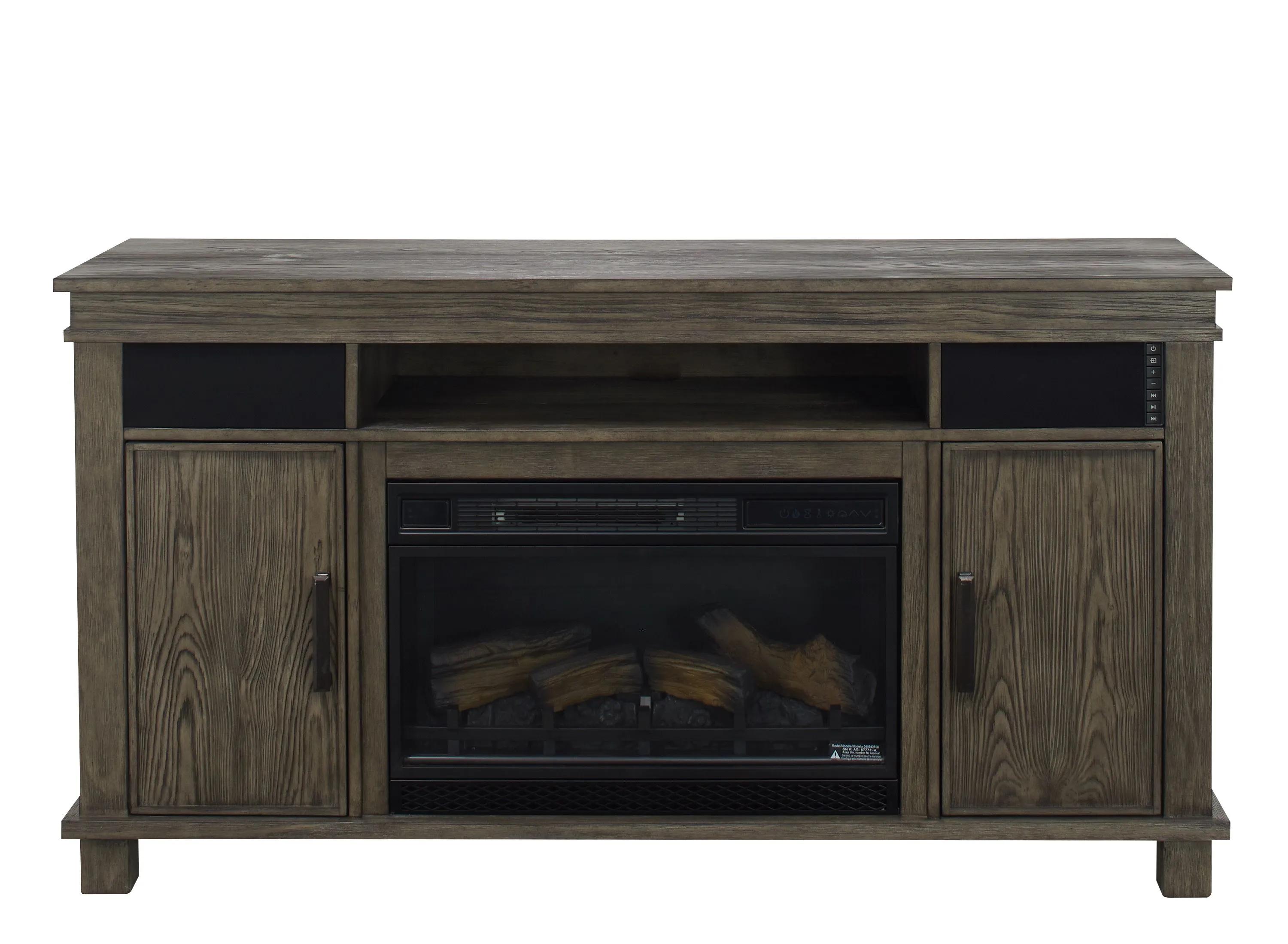 Montage Media Mantel with Firebox