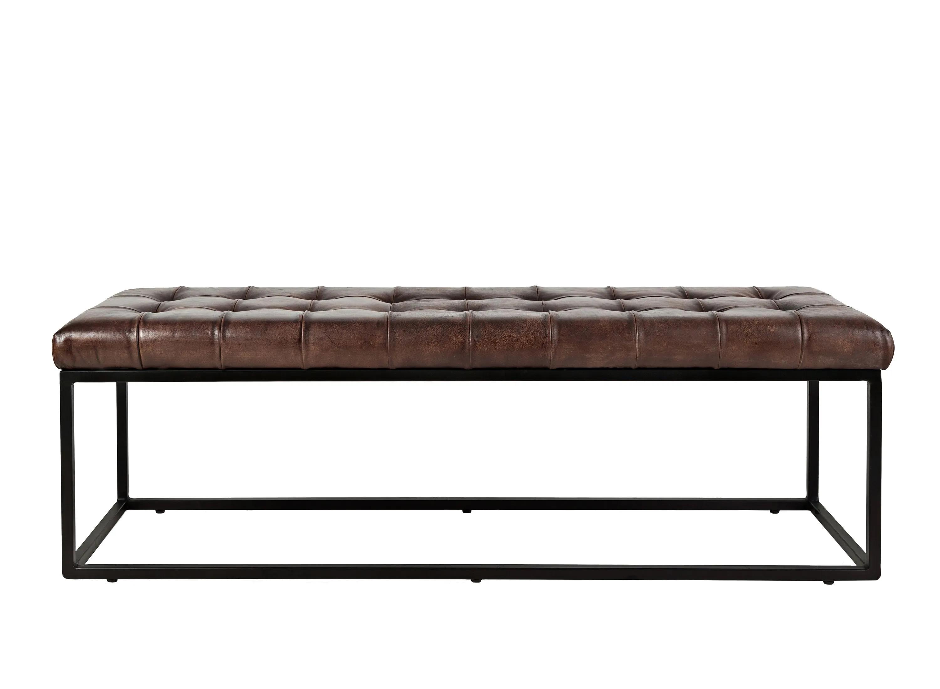 405317300 Global Archive Leather Bench sku 405317300