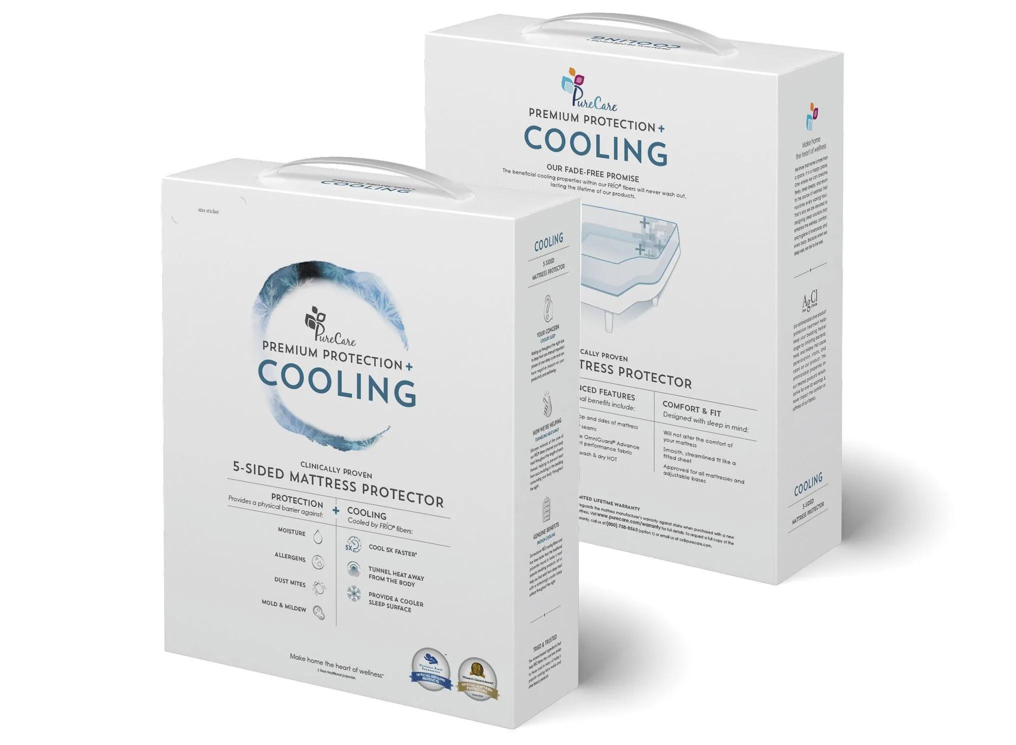 PureCare Cooling 5-Sided Mattress Protector
