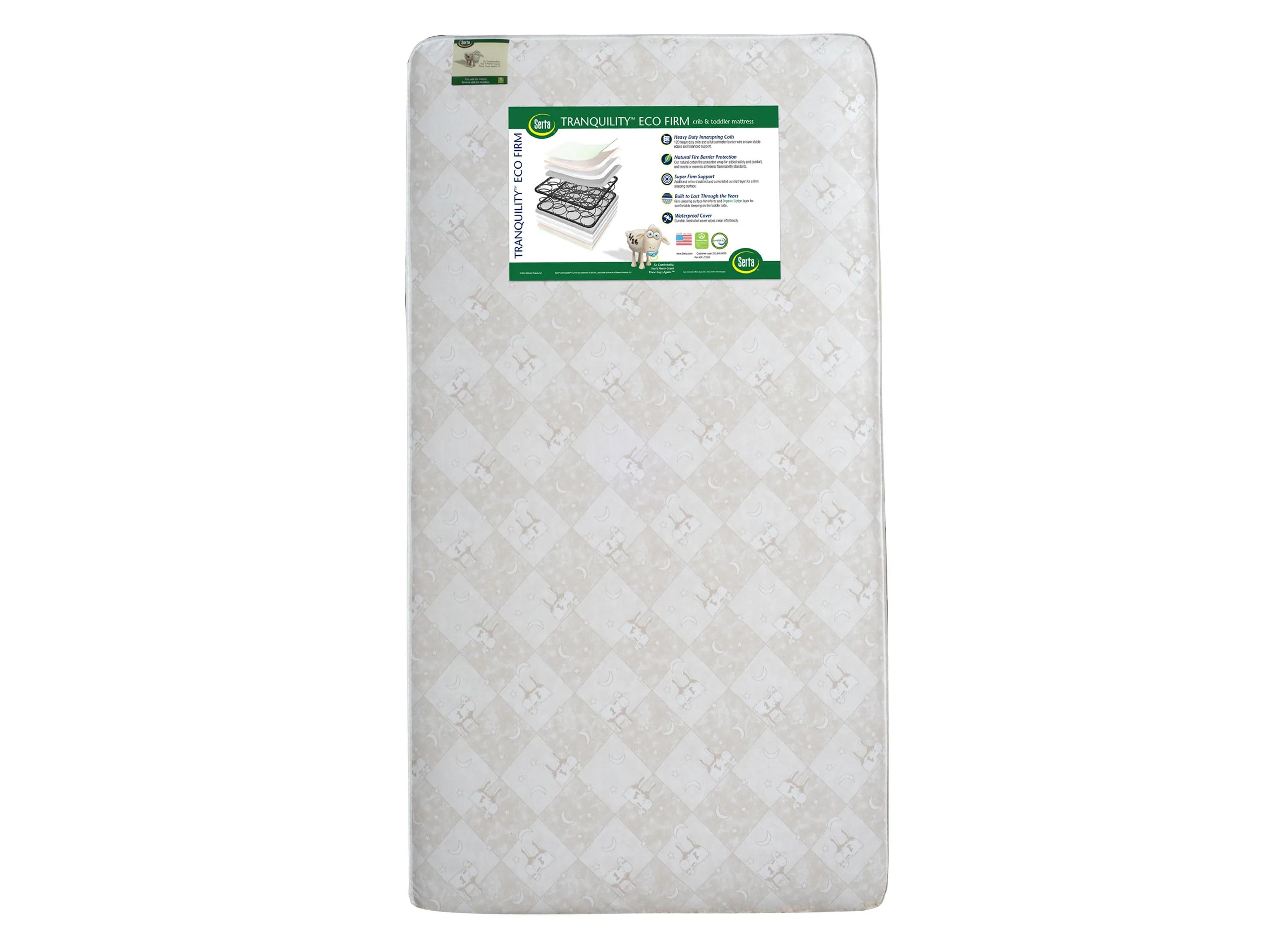 Serta innerspring crib mattress on sale