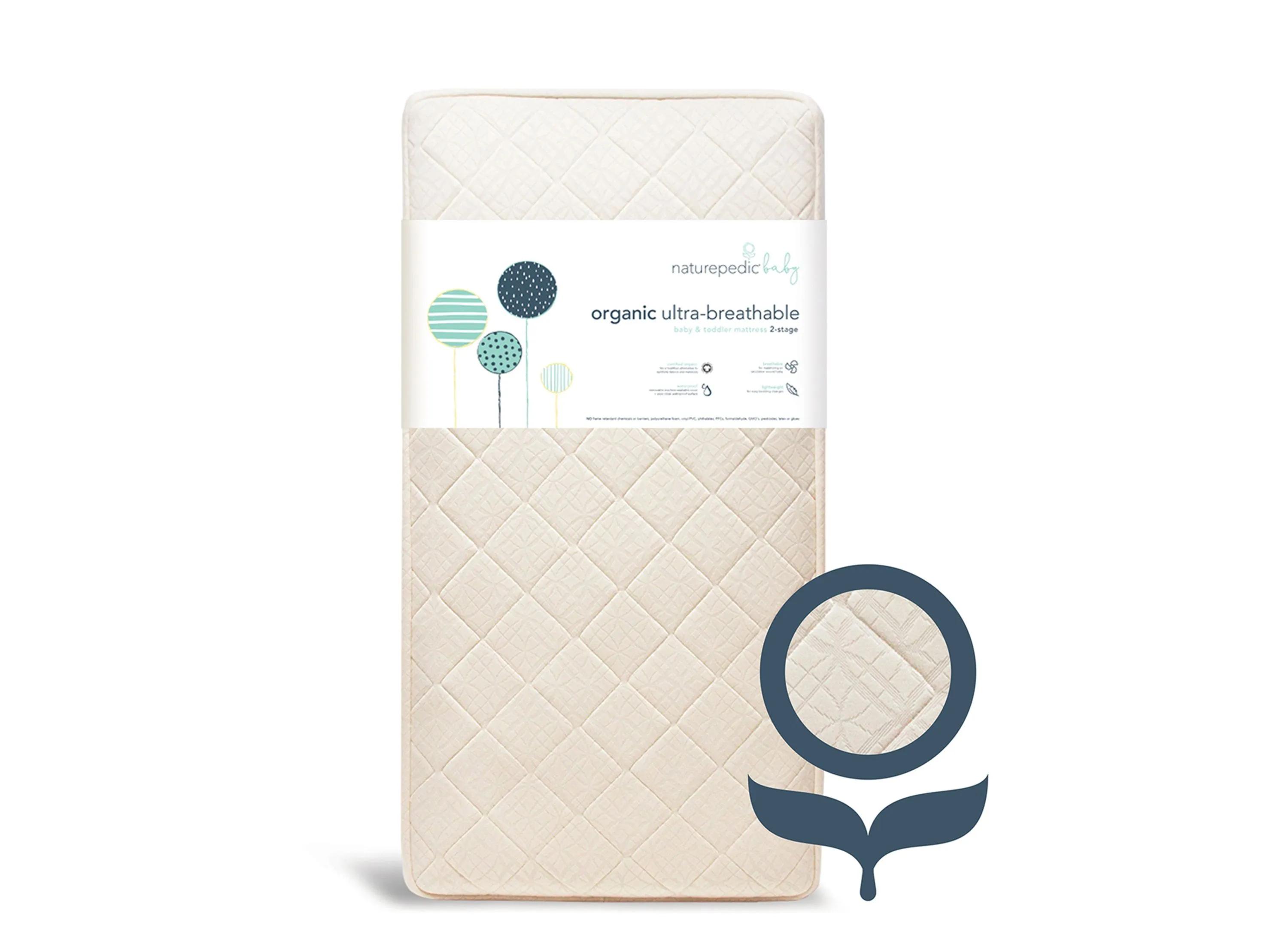 Naturepedic Organic Breathable Ultra 2-Stage Crib Mattress
