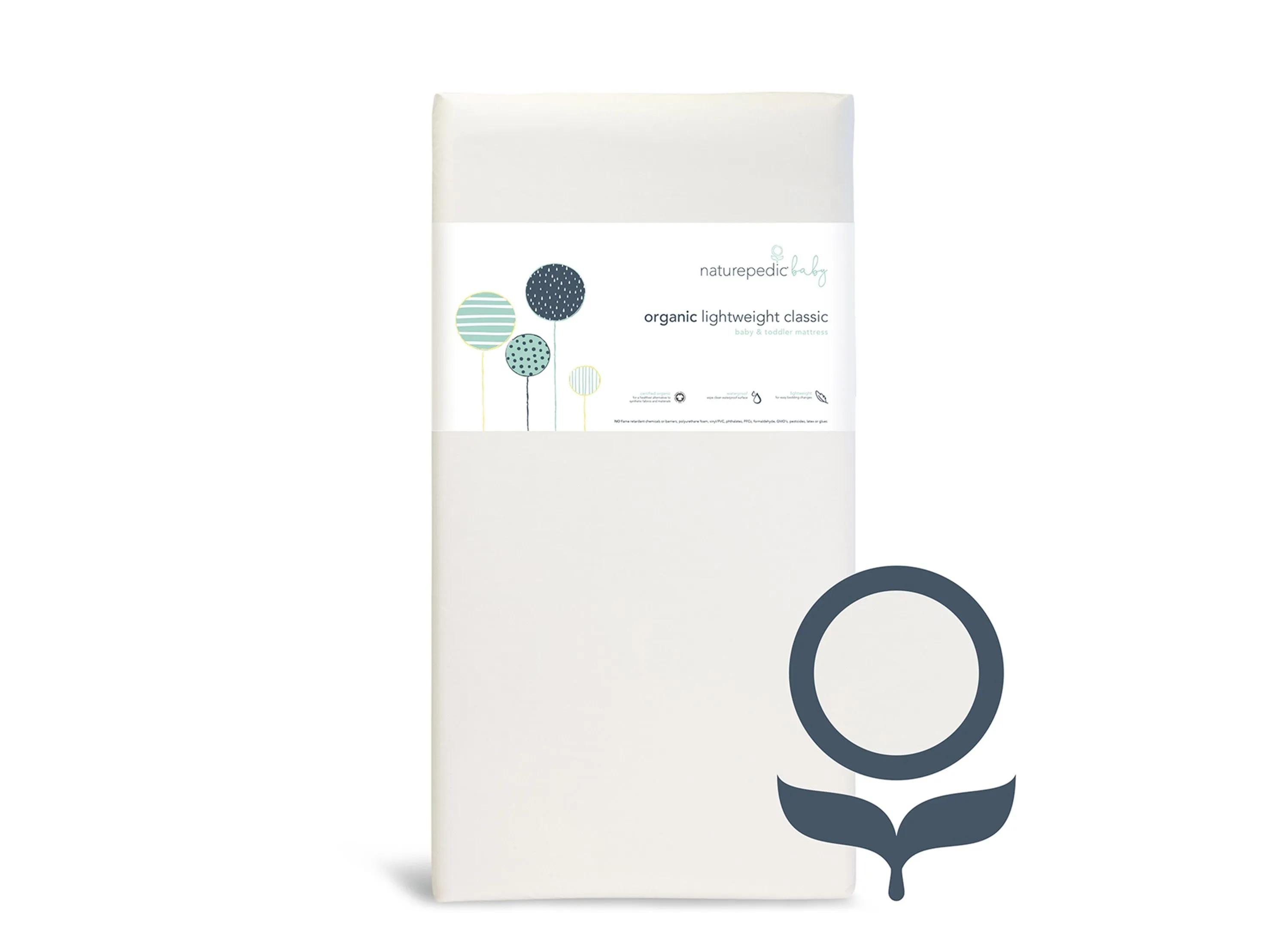 Naturepedic Lightweight Classic Seamless Crib Mattress