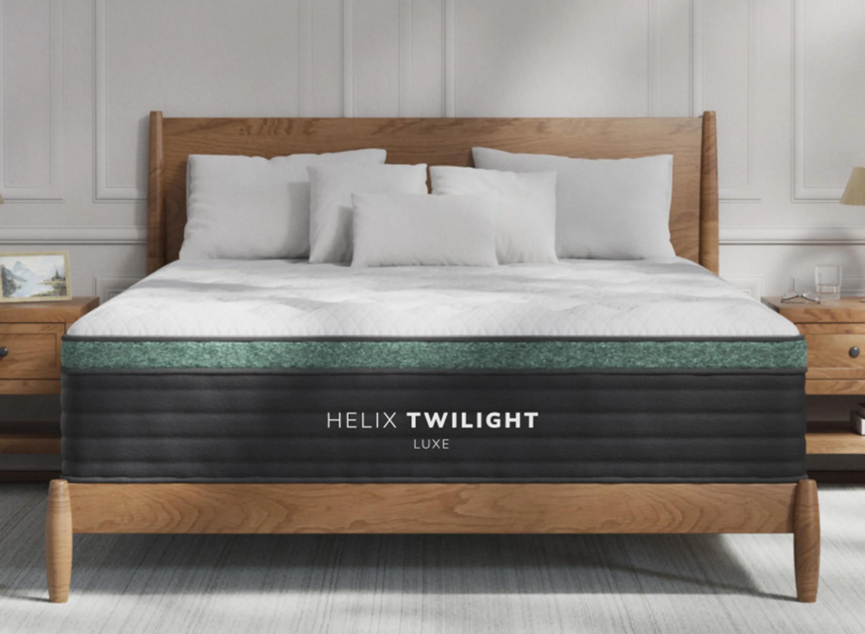 Helix Twilight Luxe Mattress with GlacioTex Cooling Cover