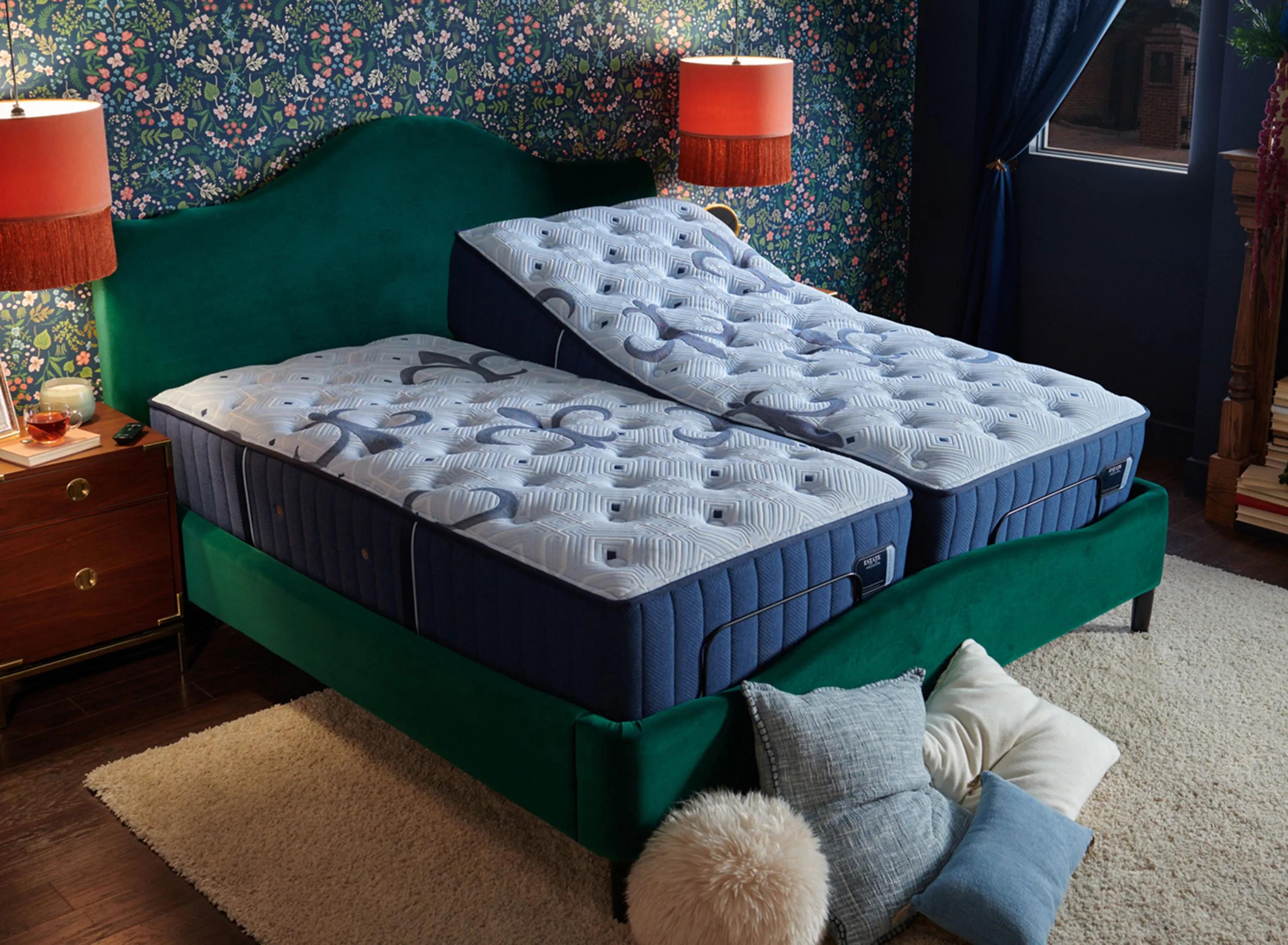 Stearns & Foster Estate Split California King Firm Mattress Set