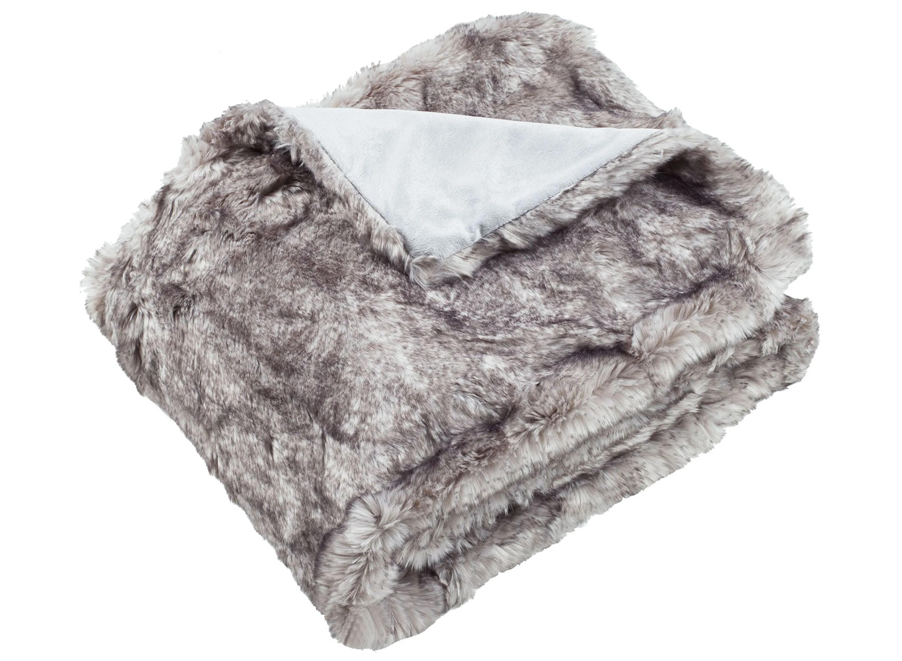 476725500 Faux Chinchilla Throw sku 476725500