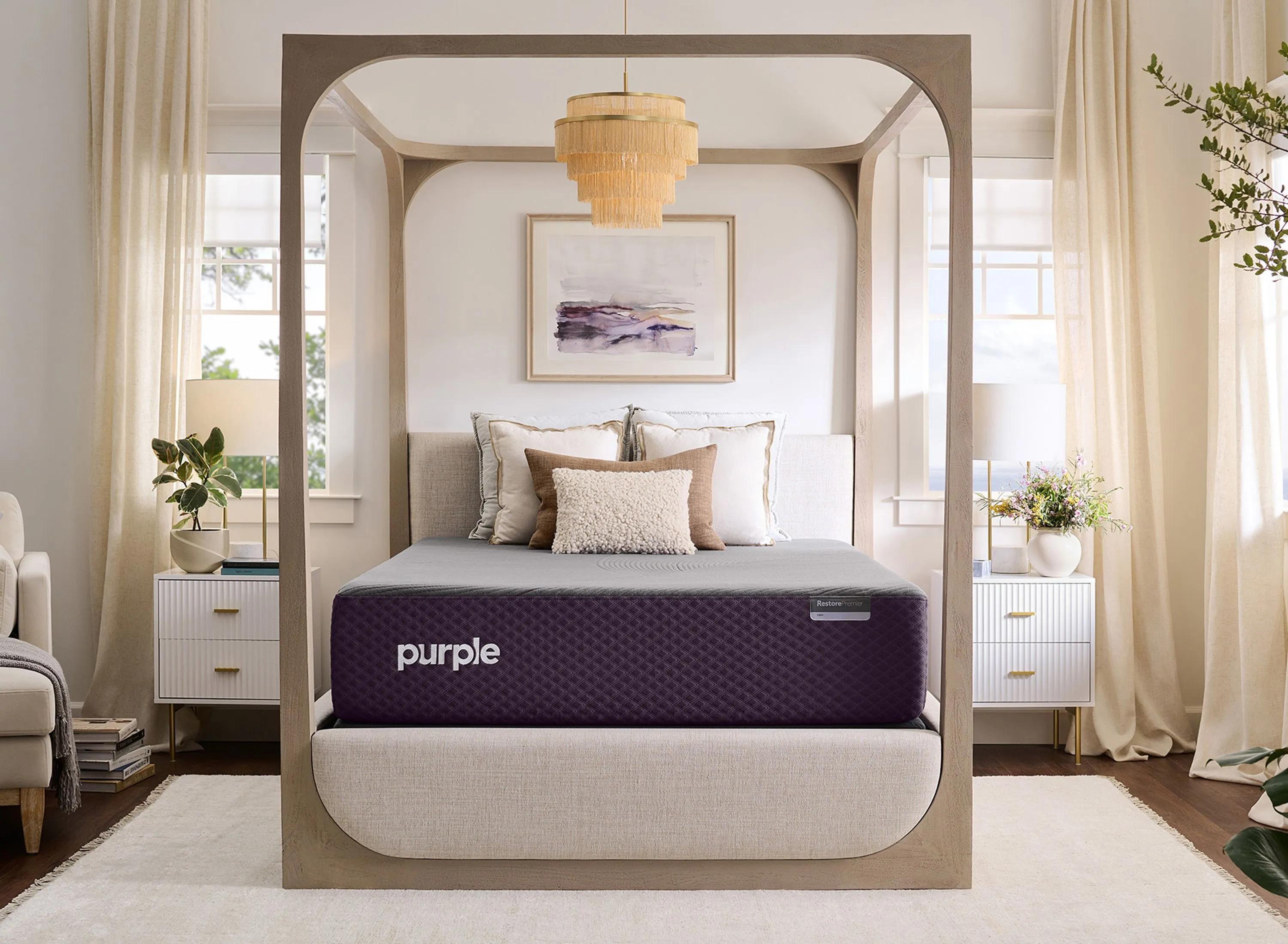 Purple RestorePremier Soft Hybrid Mattress