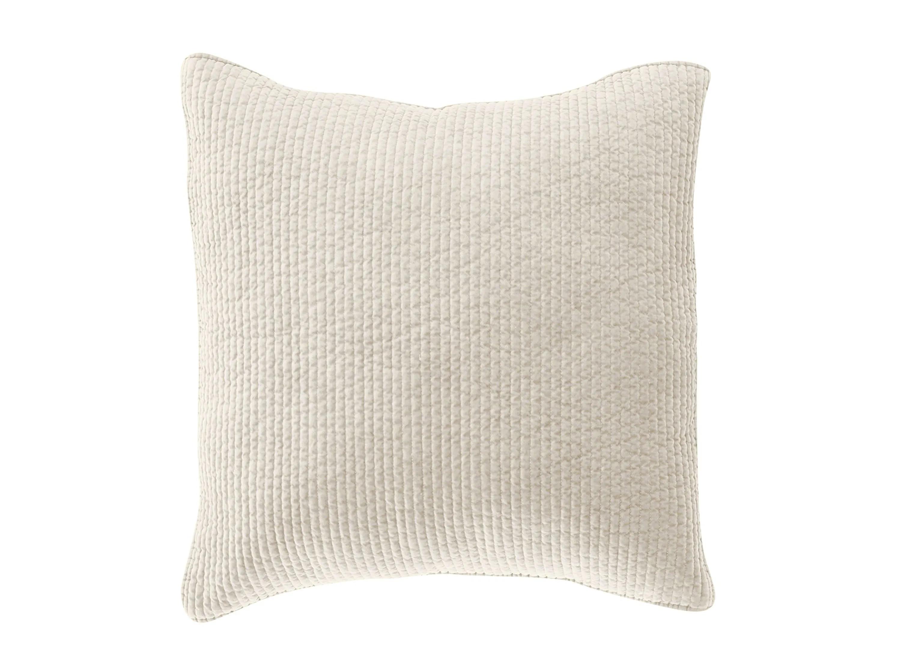 Stonewashed Cotton Velvet Quilted Sham