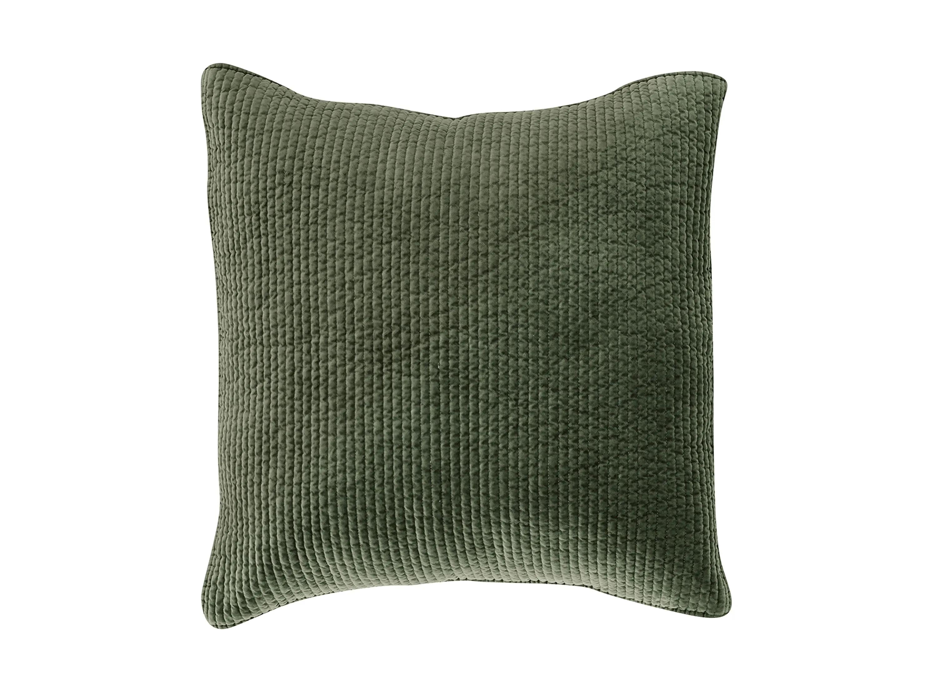 Stonewashed Cotton Velvet Quilted Sham