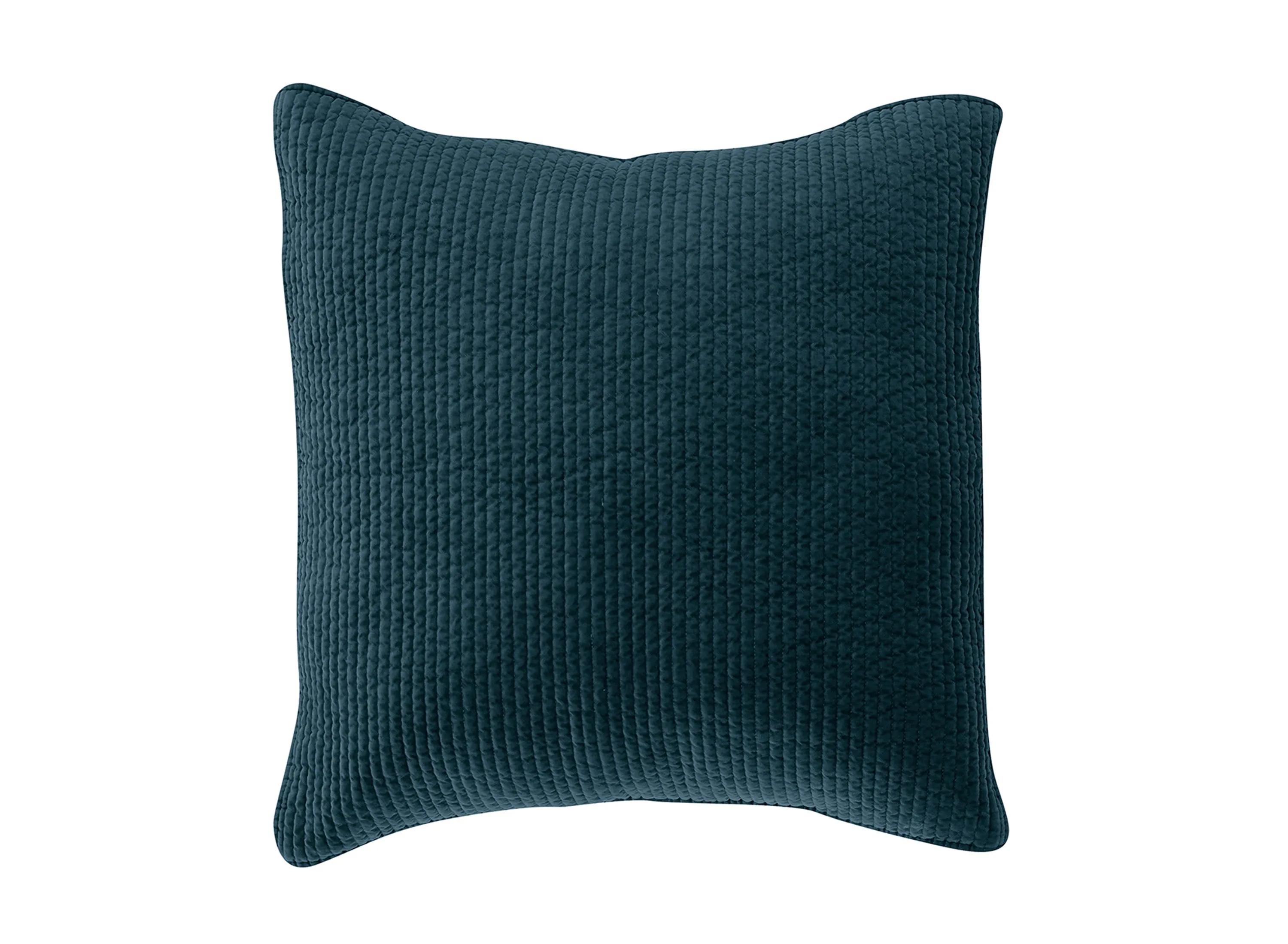 Stonewashed Cotton Velvet Quilted Sham