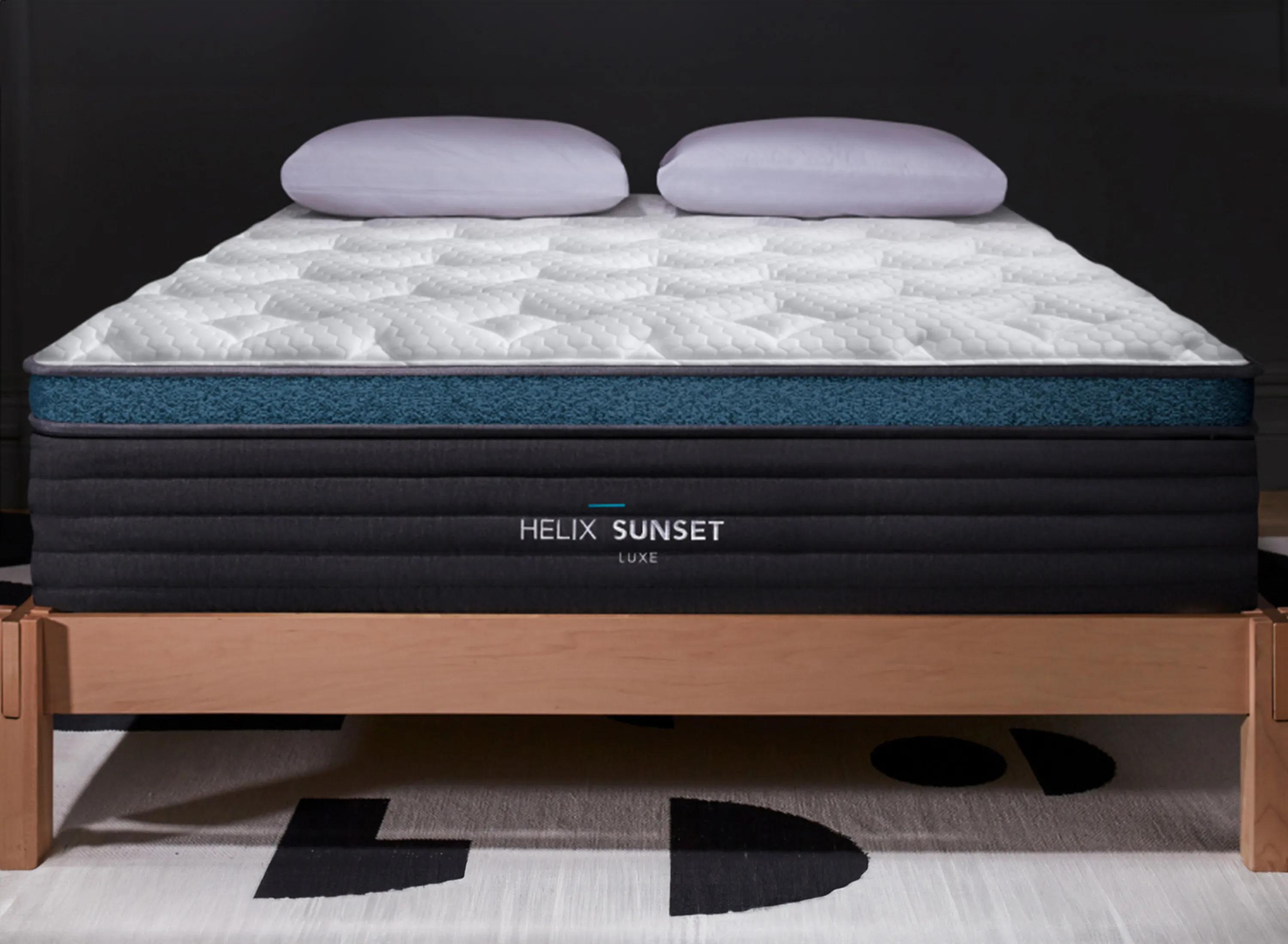 Helix Sunset Luxe Mattress with GlacioTex Cooling Cover