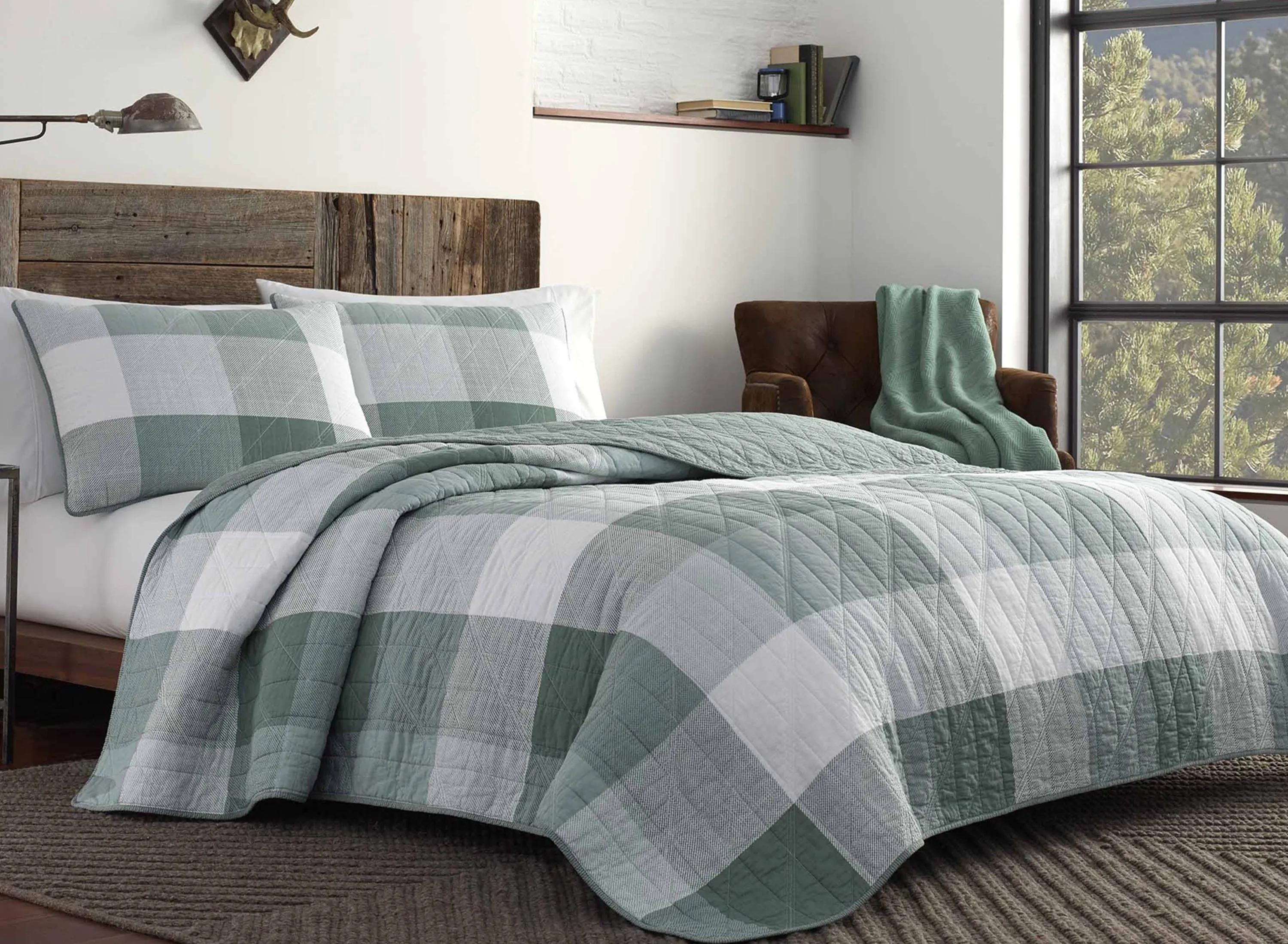 Boulder Plaid 2-pc. Quilt Set