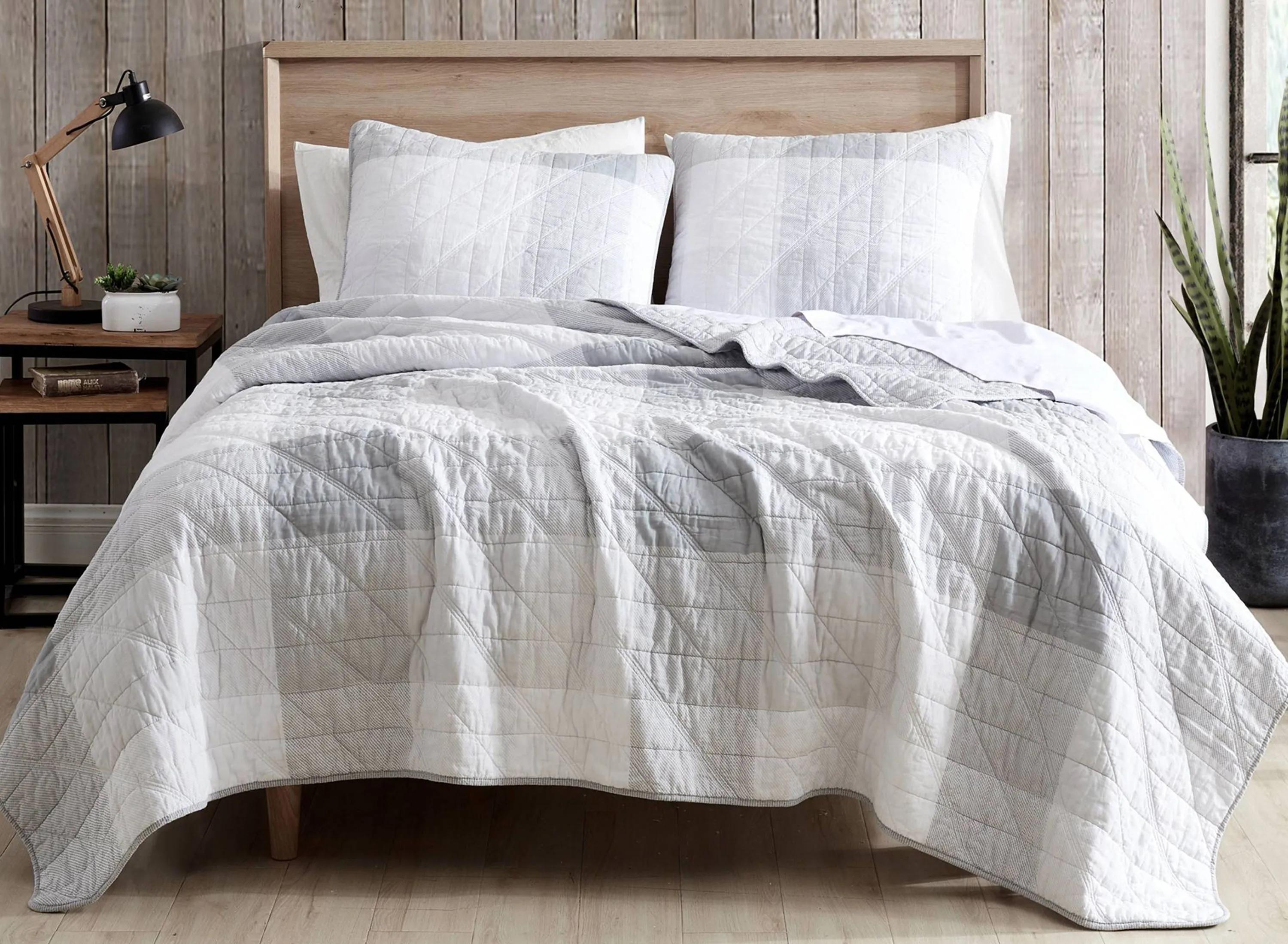 Boulder Plaid 3-pc. Quilt Set