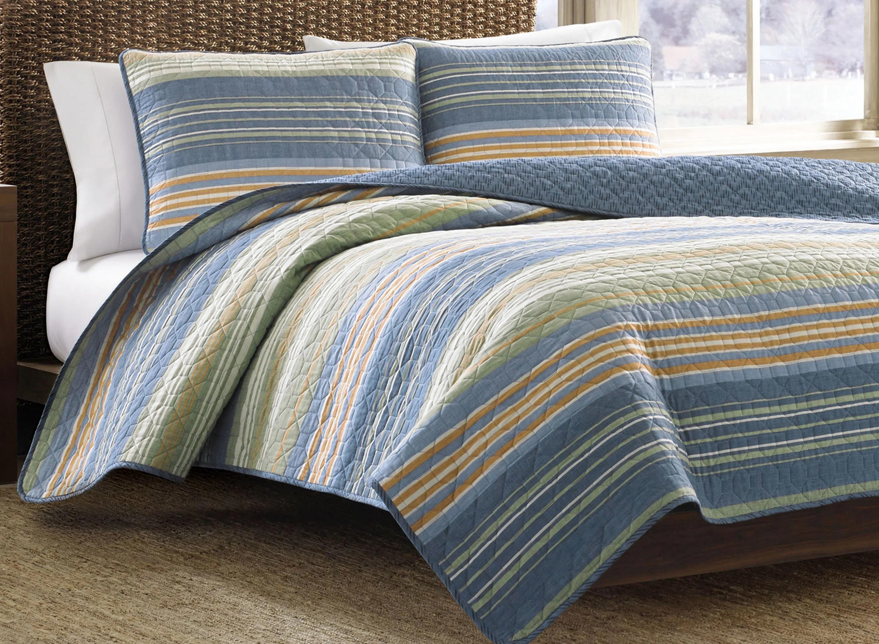 Yakima Valley Stripe 3-pc. Quilt Set
