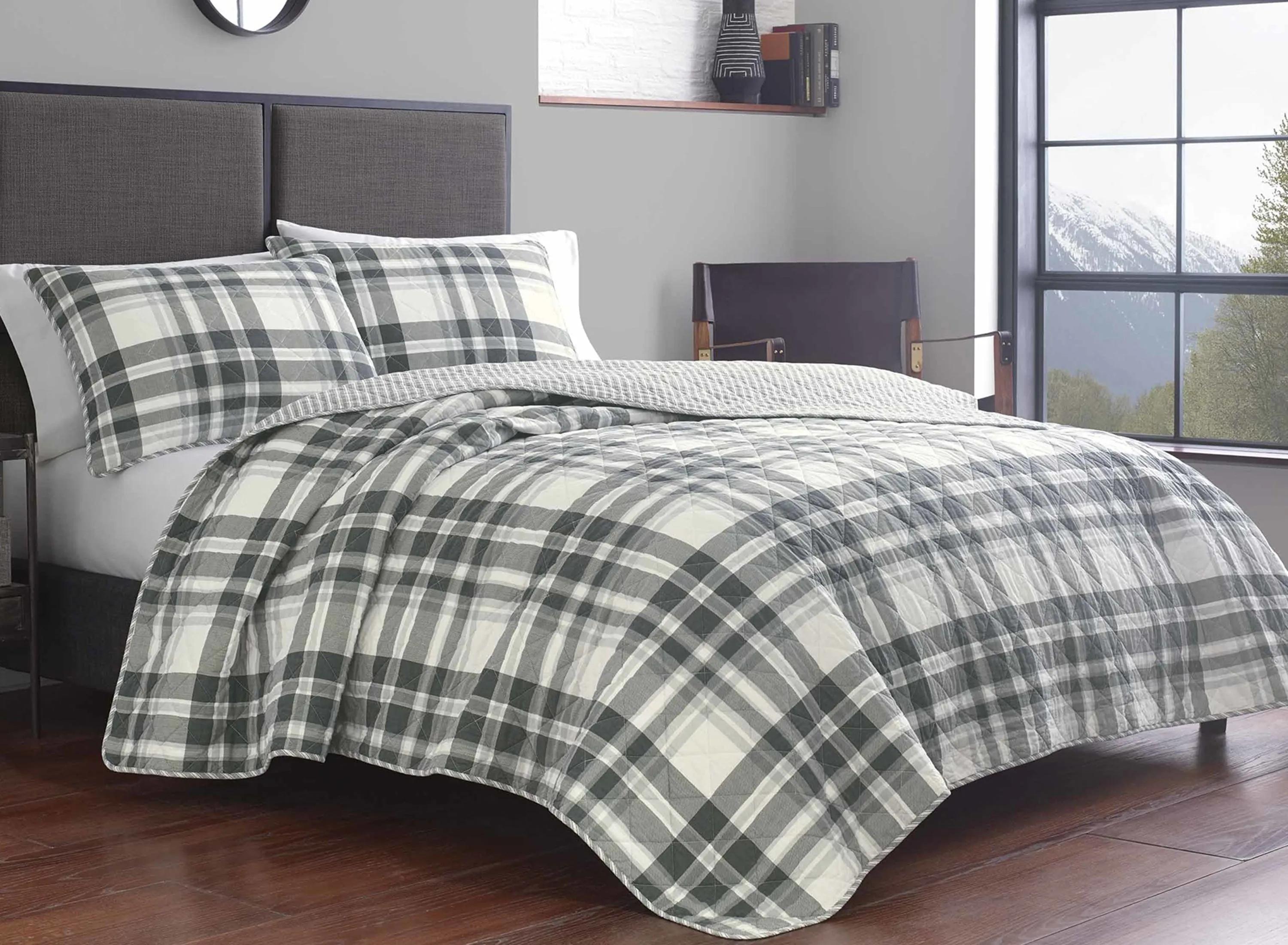 Coal Creek Plaid 2-pc. Quilt Set