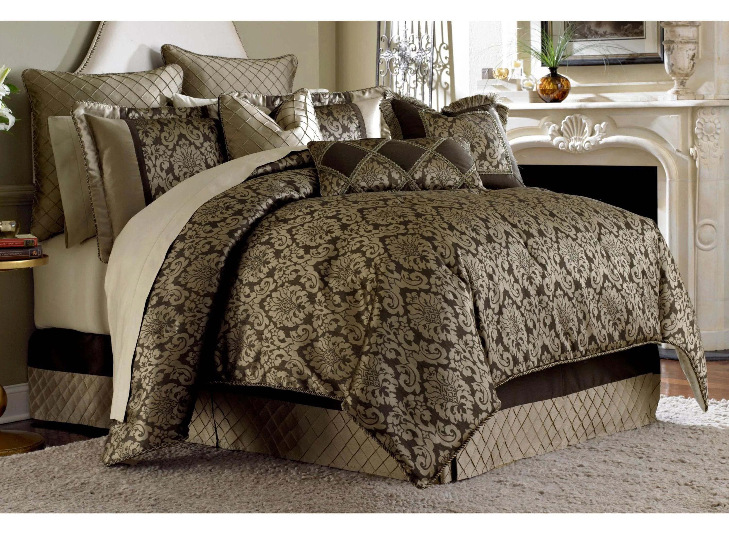 Imperial Bronze 9 Piece Queen Comforter Set