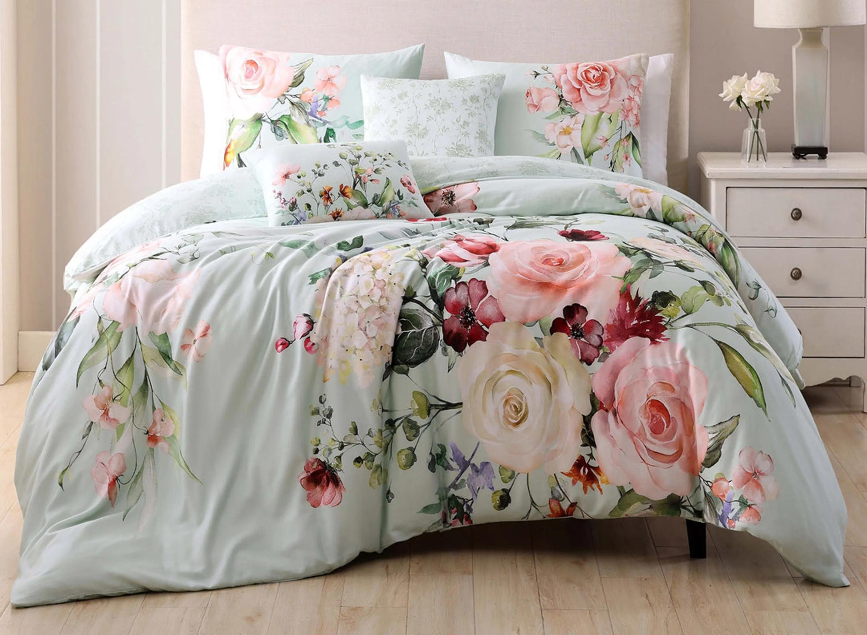 Misty Green 5-pc. Reversible Comforter Set