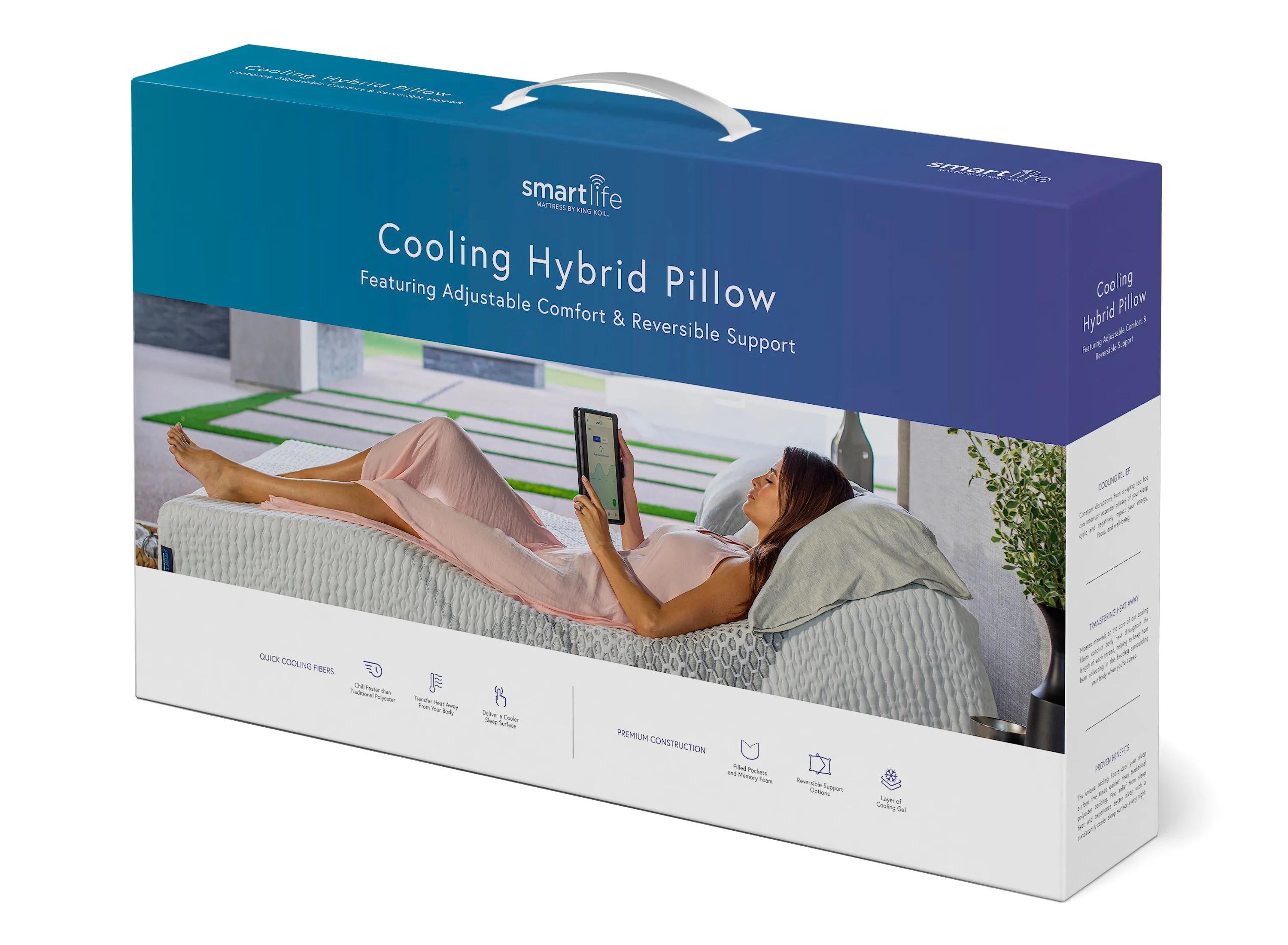 Smart Life Cooling Hybrid Adjustable Pillow
