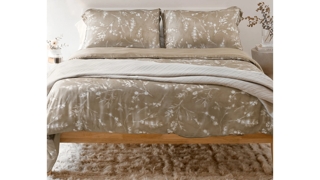PureCare Floral Press Cooling Duvet Cover (Full/Queen)