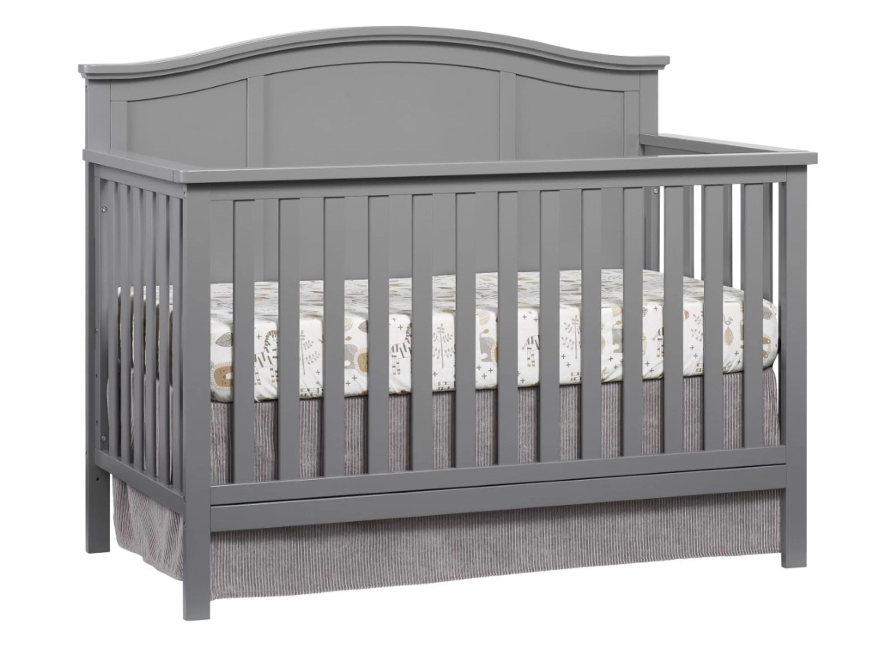 Oxford Baby Emerson 4-in-1 Convertible Crib with Conversion Kit