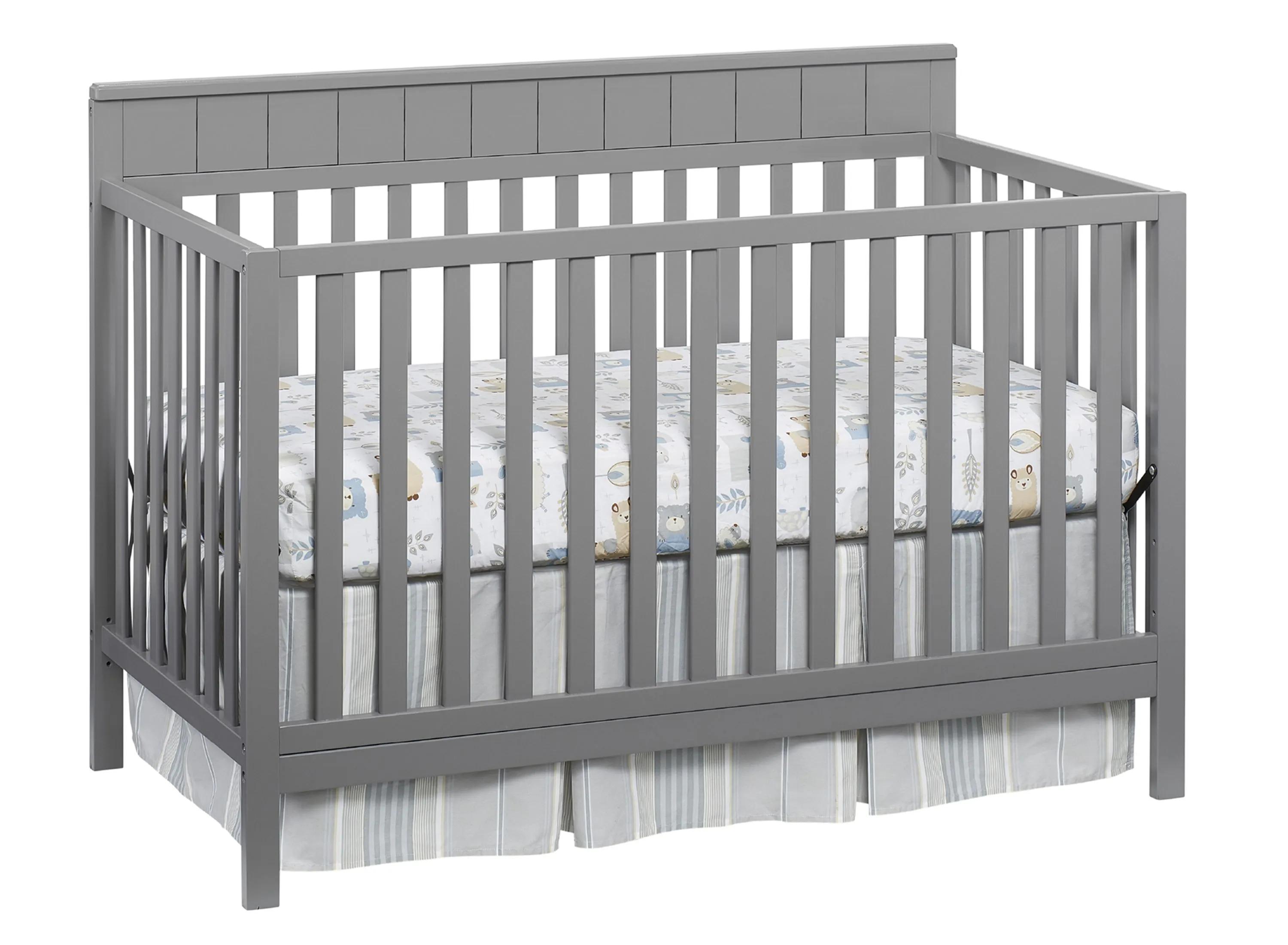 Oxford Baby Logan 4-in-1 Convertible Crib with Conversion Kit