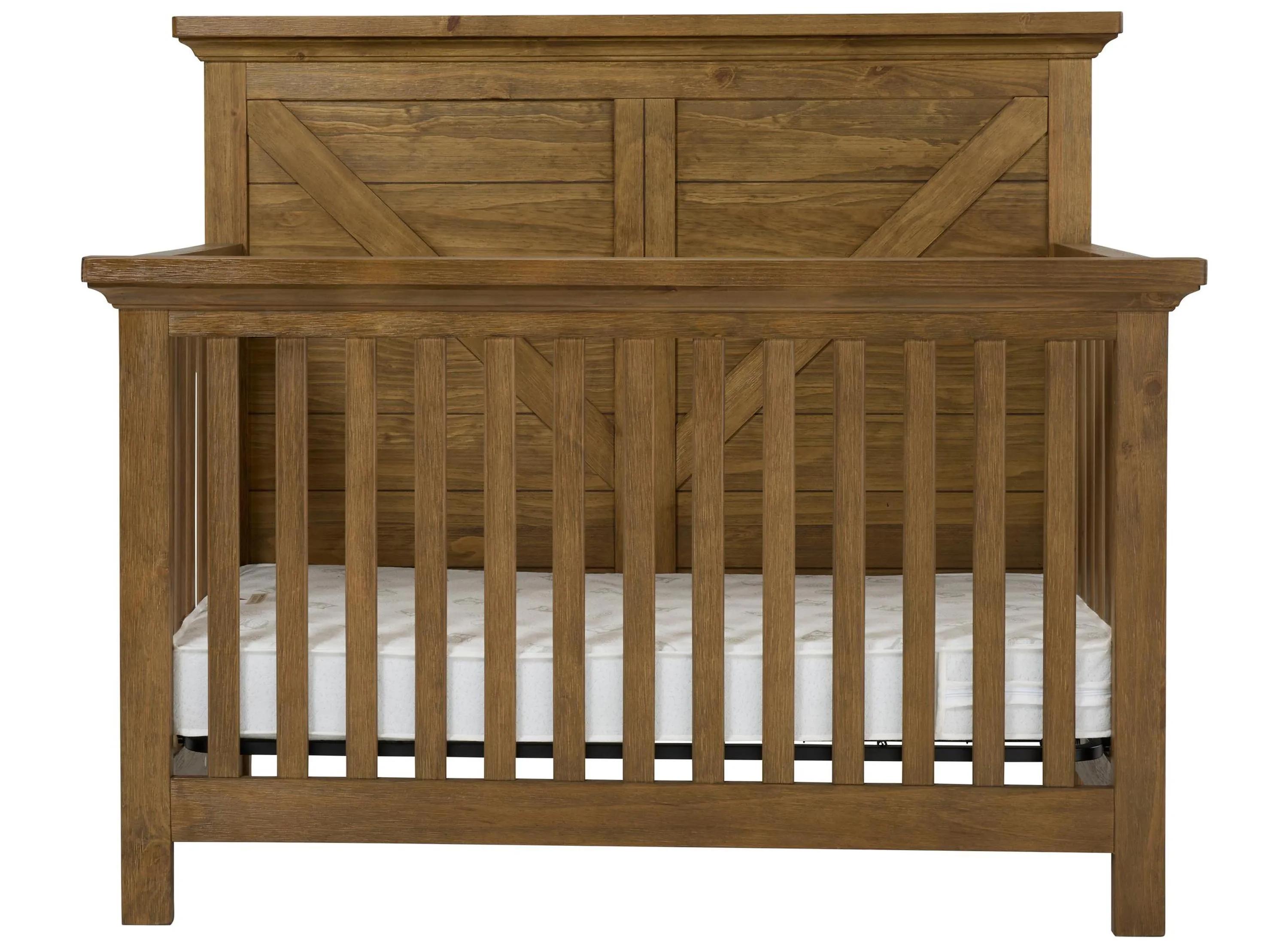 Wyatt Crossbuck Panel Convertible Crib