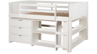 Donco Louver Low Loft Bed