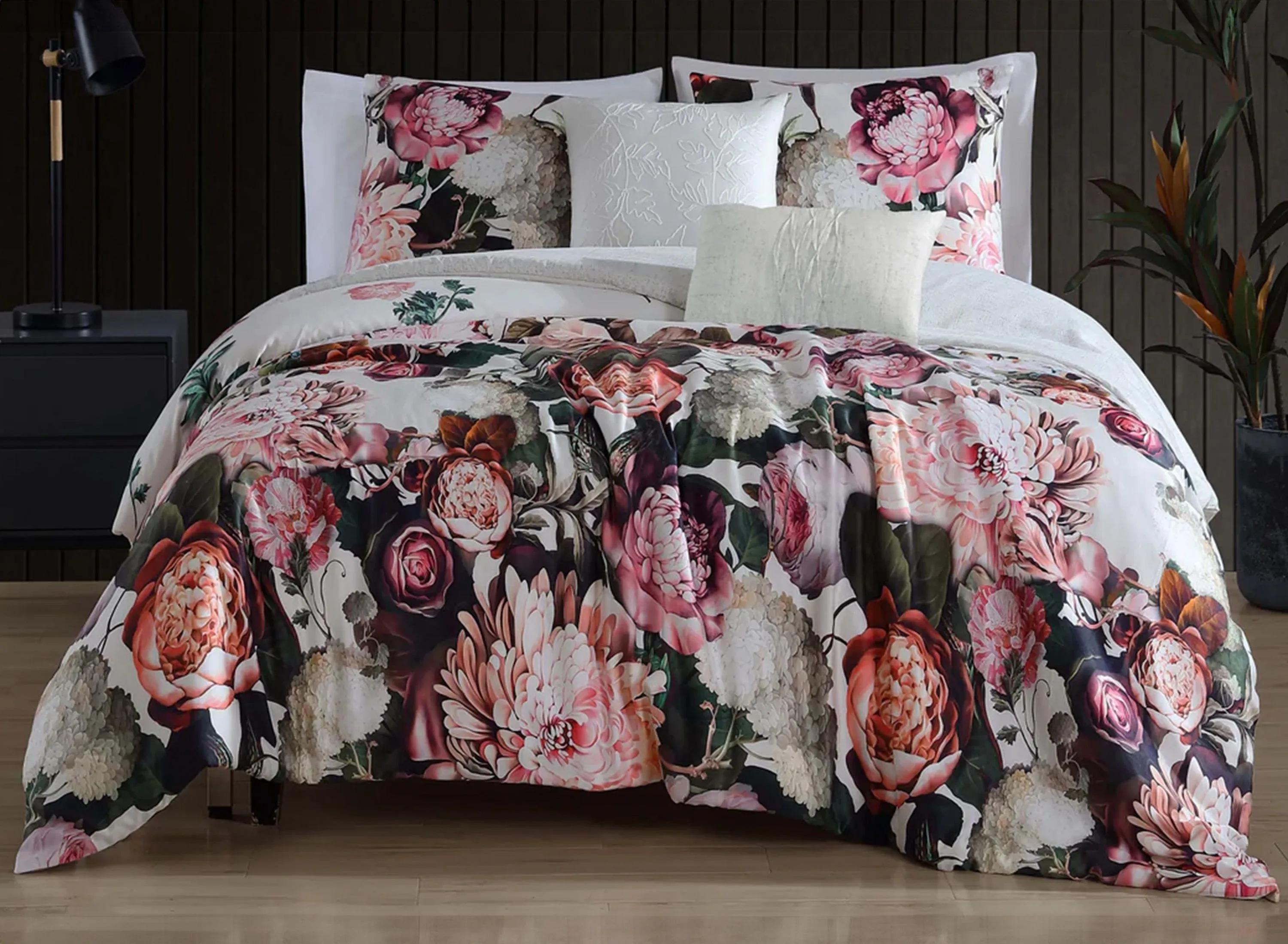 Bebejan Garden Bouquet 5-pc. Reversible Comforter Set