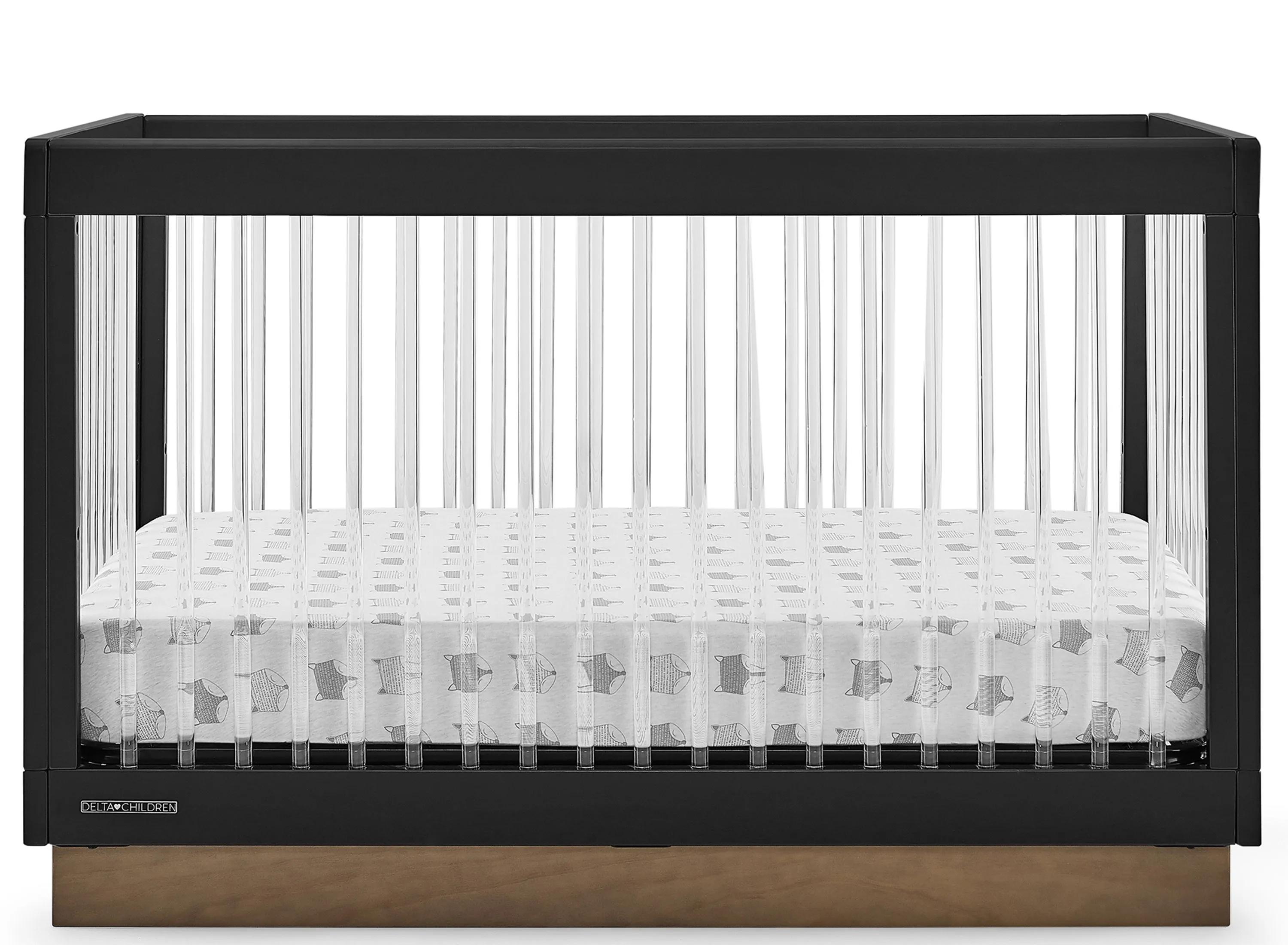 James Acrylic 4-in-1 Convertible Crib By Delta Children