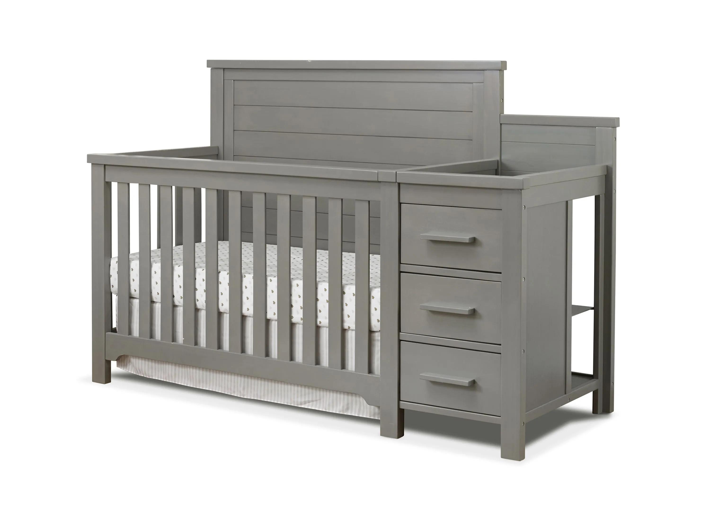 Farmhouse Crib with Conversion Kit and Changer