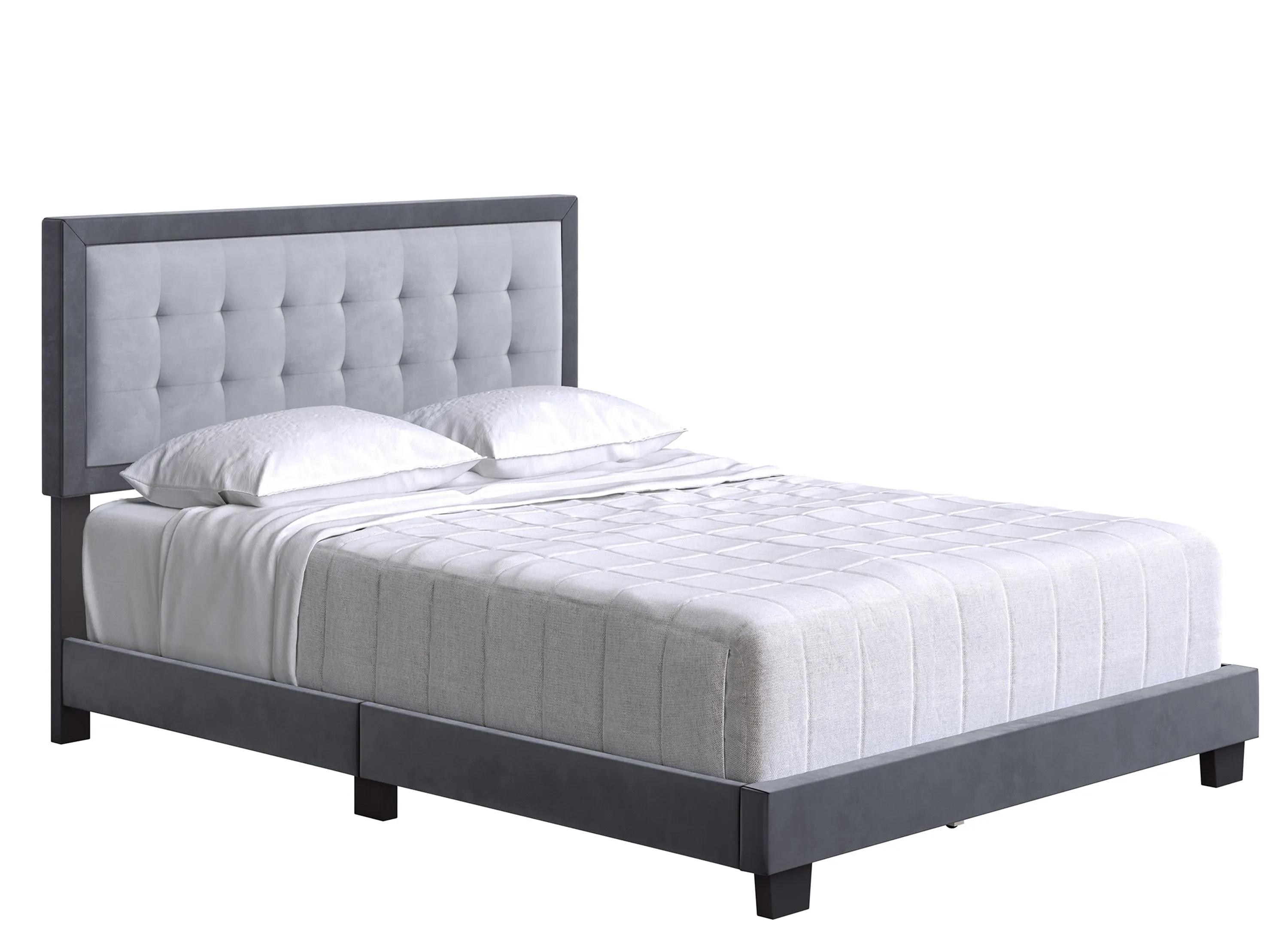 Paterson Velour Velvet Touch Platform Bed