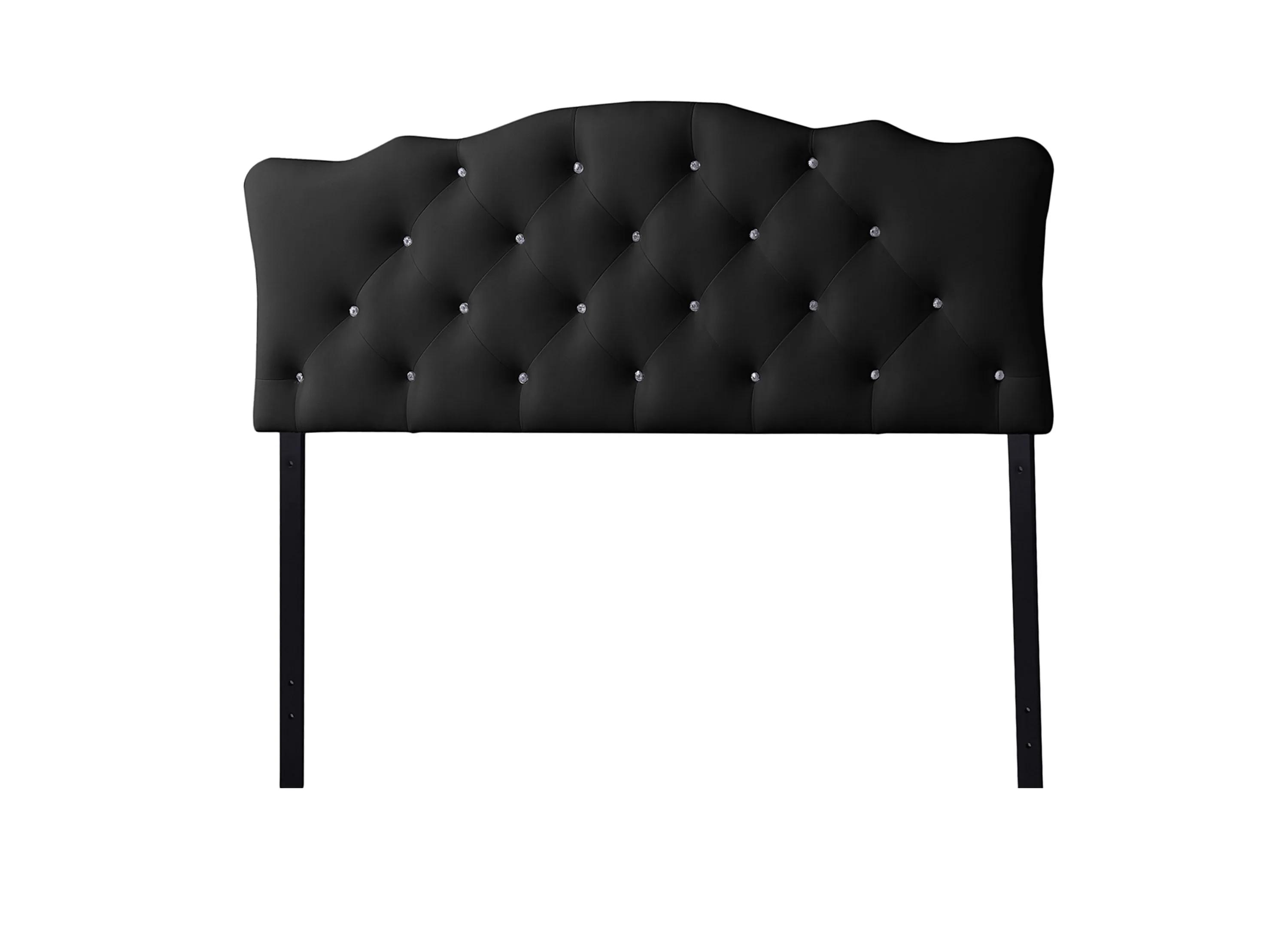 503235890 Rita Faux Leather Upholstered Button-tufted Scallo sku 503235890